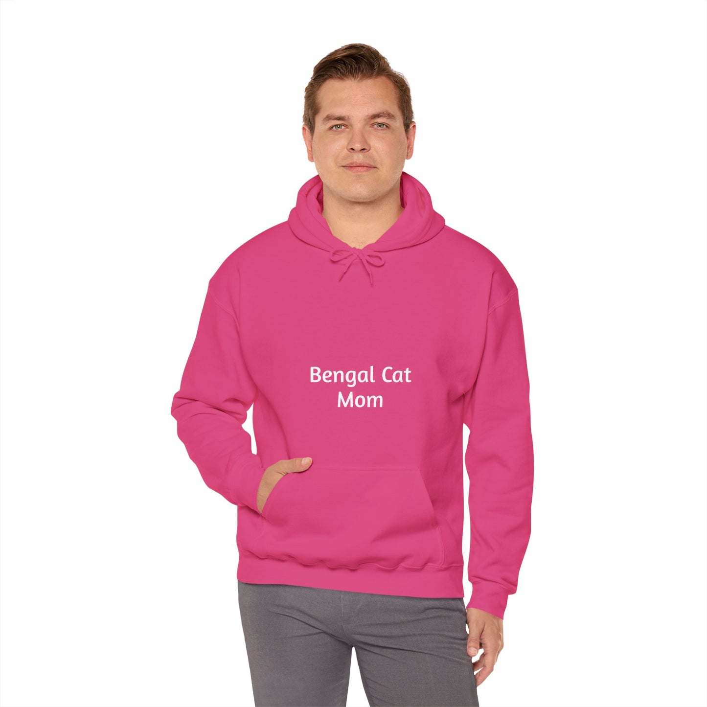 Bengal Cat Mom Unisex Heavy Blend™ Hooded Sweatshirt