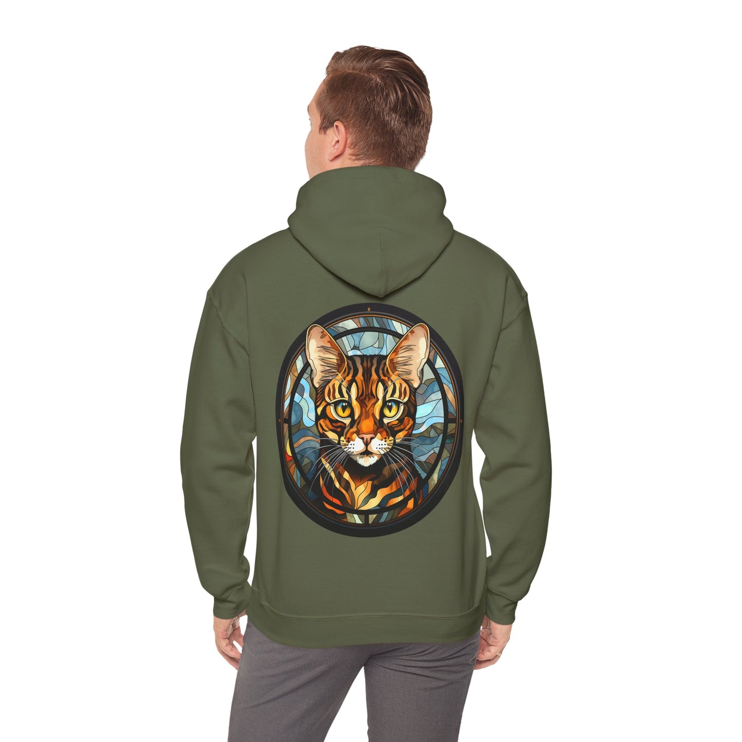 Definition Bengal Cat Unisex Heavy Blend™ Hooded Sweatshirt