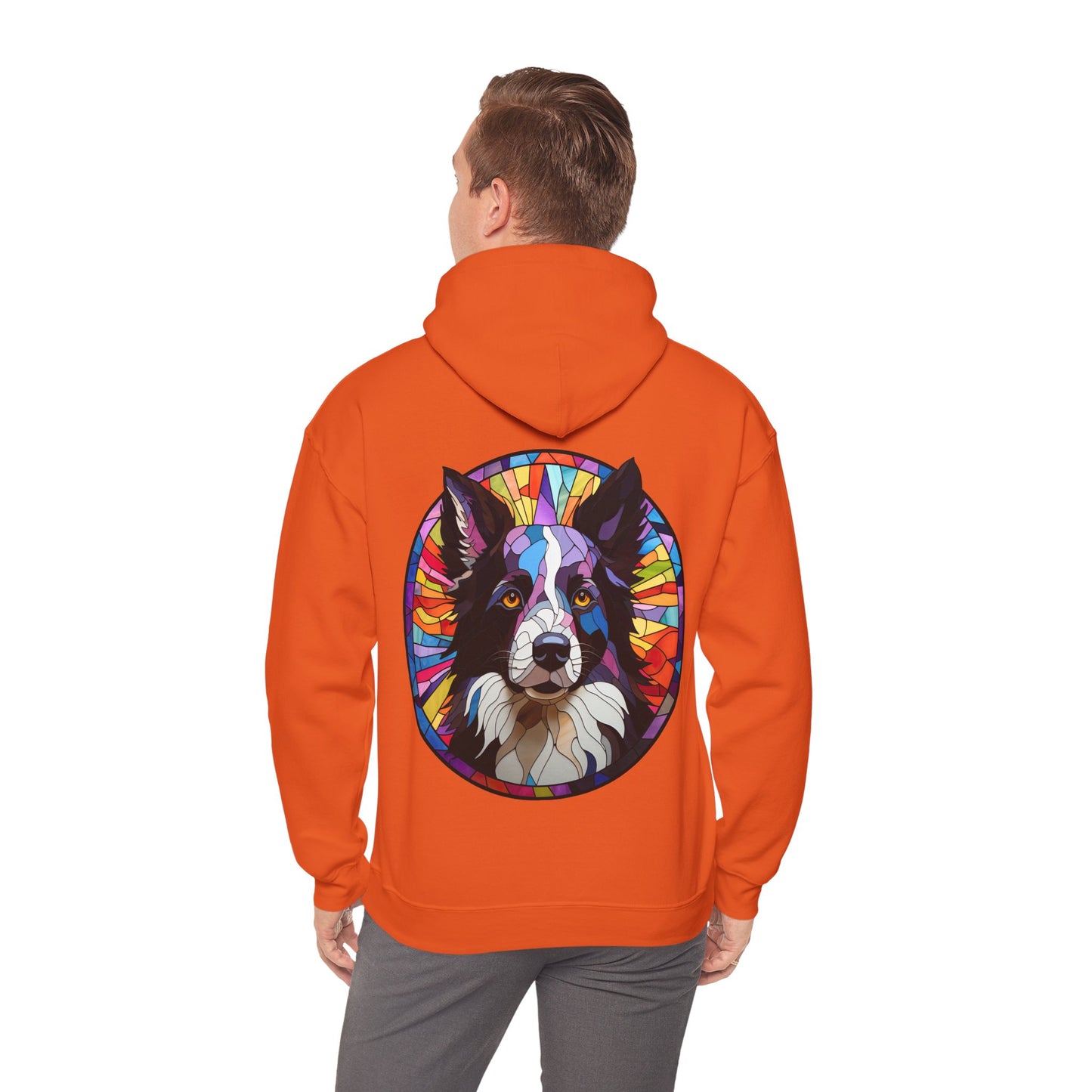 Definition Border Collie Unisex Heavy Blend™ Hooded Sweatshirt