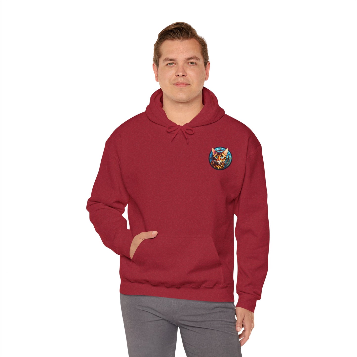 Bengal Cat Unisex Heavy Blend™ Hooded Sweatshirt