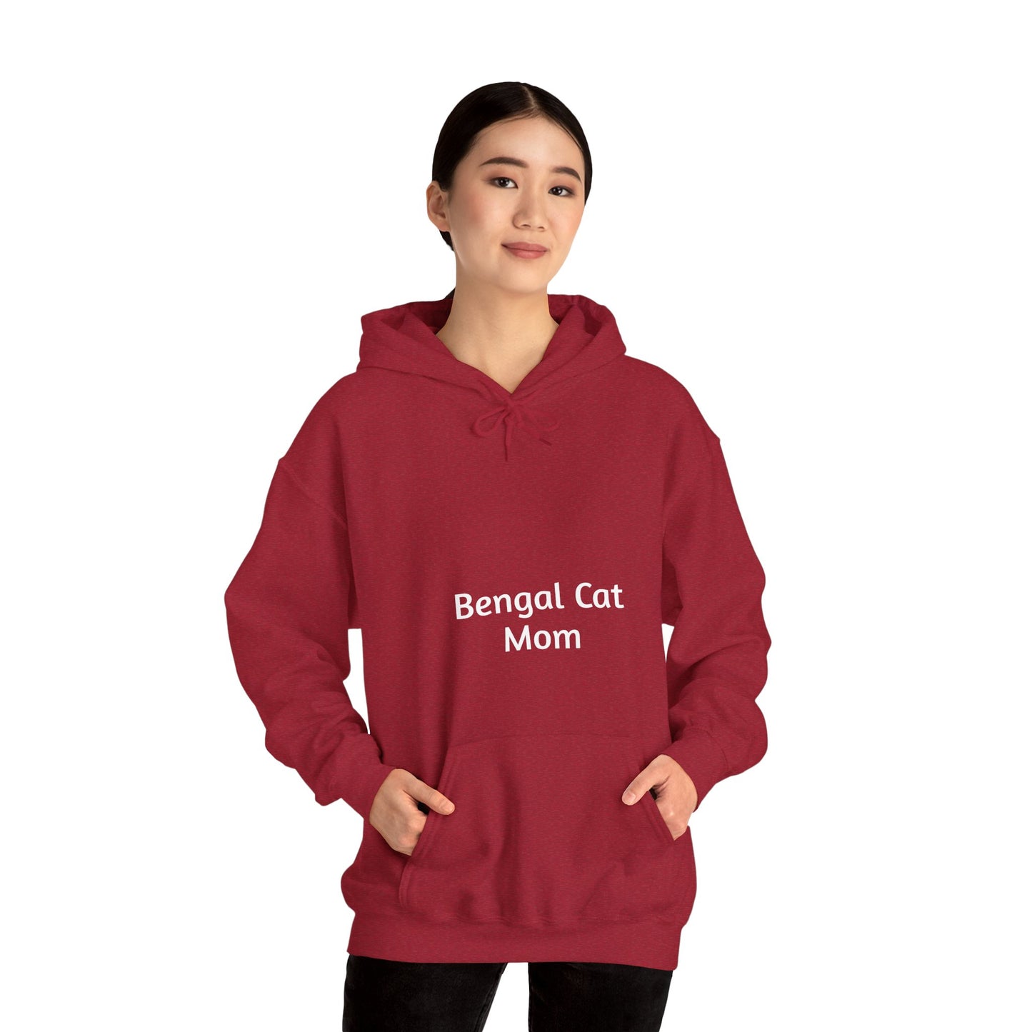 Bengal Cat Mom Unisex Heavy Blend™ Hooded Sweatshirt