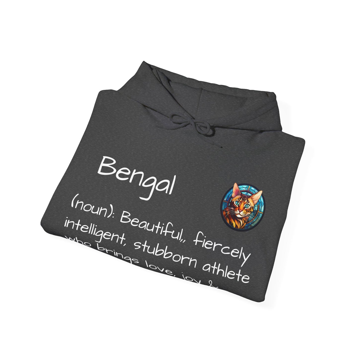 Definition Bengal Cat Unisex Heavy Blend™ Hooded Sweatshirt