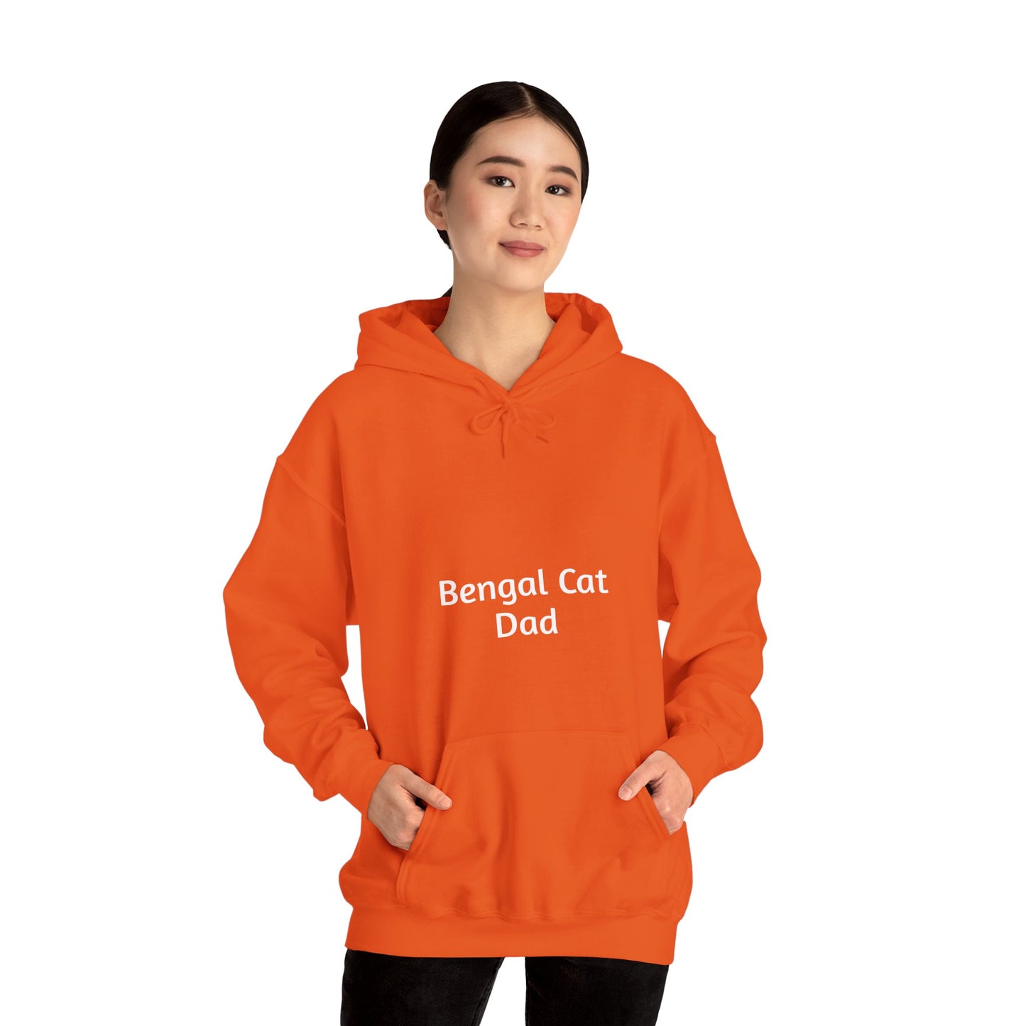 Bengal Cat Dad Unisex Heavy Blend™ Hooded Sweatshirt