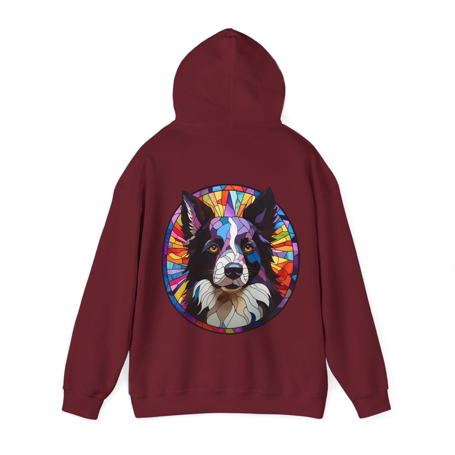 Definition Border Collie Unisex Heavy Blend™ Hooded Sweatshirt