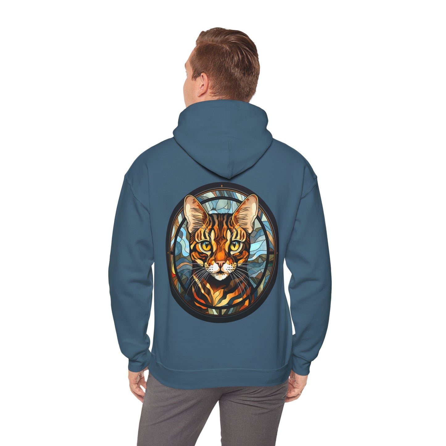 Definition Bengal Cat Unisex Heavy Blend™ Hooded Sweatshirt