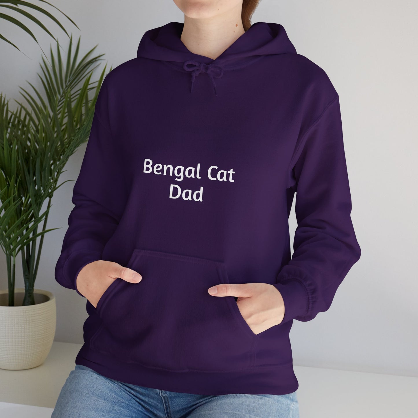 Bengal Cat Dad Unisex Heavy Blend™ Hooded Sweatshirt