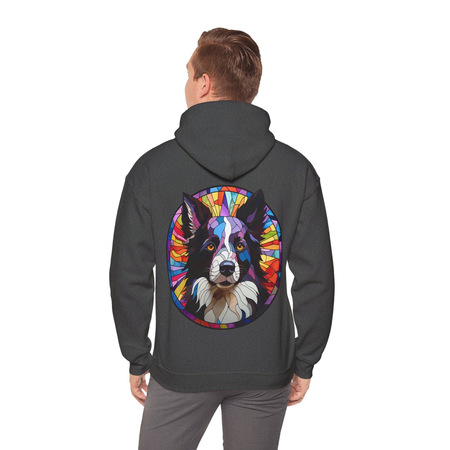Definition Border Collie Unisex Heavy Blend™ Hooded Sweatshirt