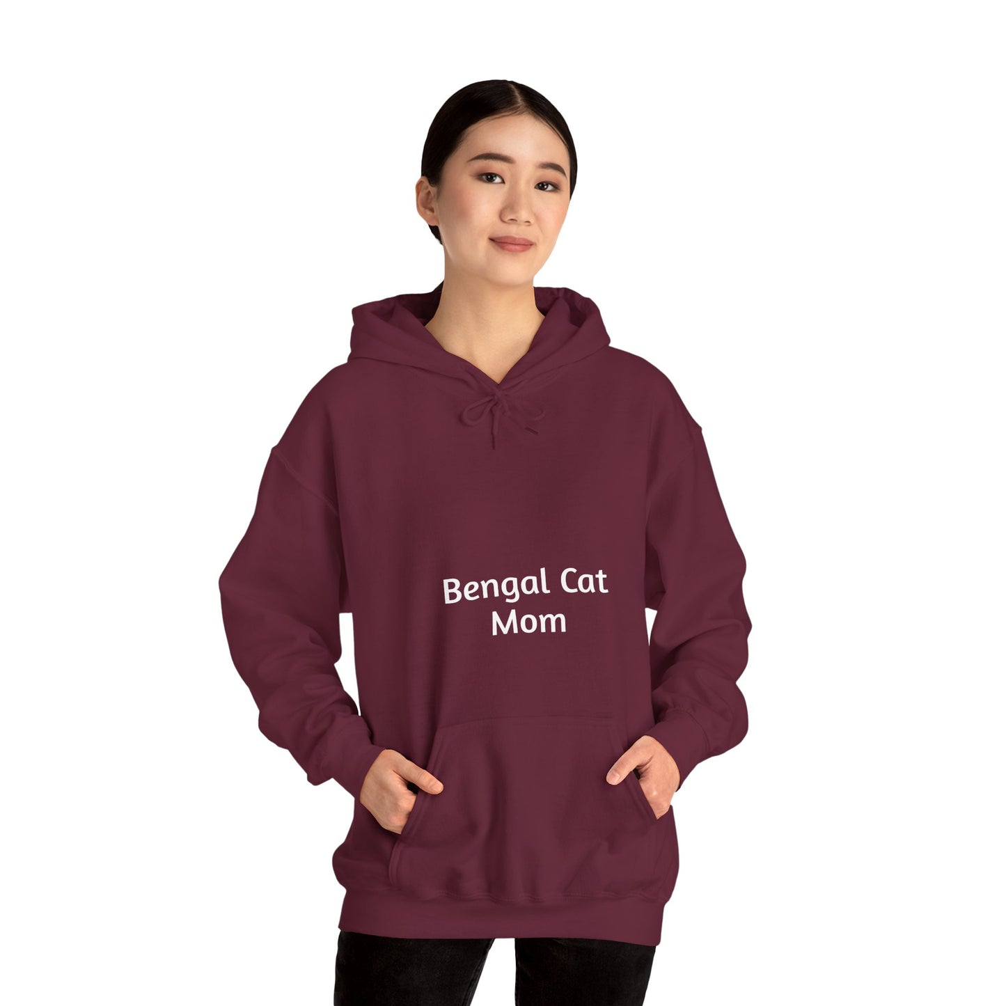Bengal Cat Mom Unisex Heavy Blend™ Hooded Sweatshirt