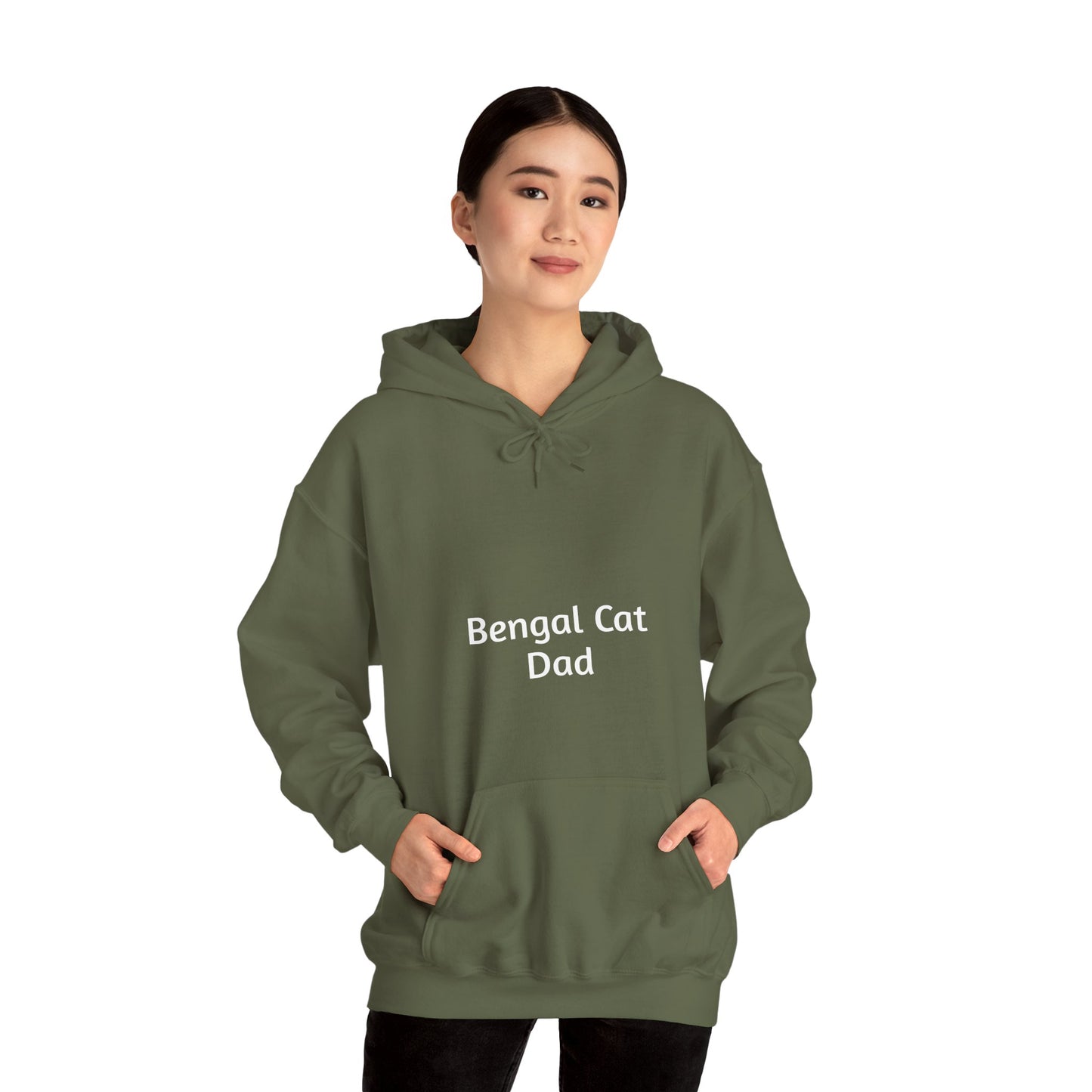Bengal Cat Dad Unisex Heavy Blend™ Hooded Sweatshirt