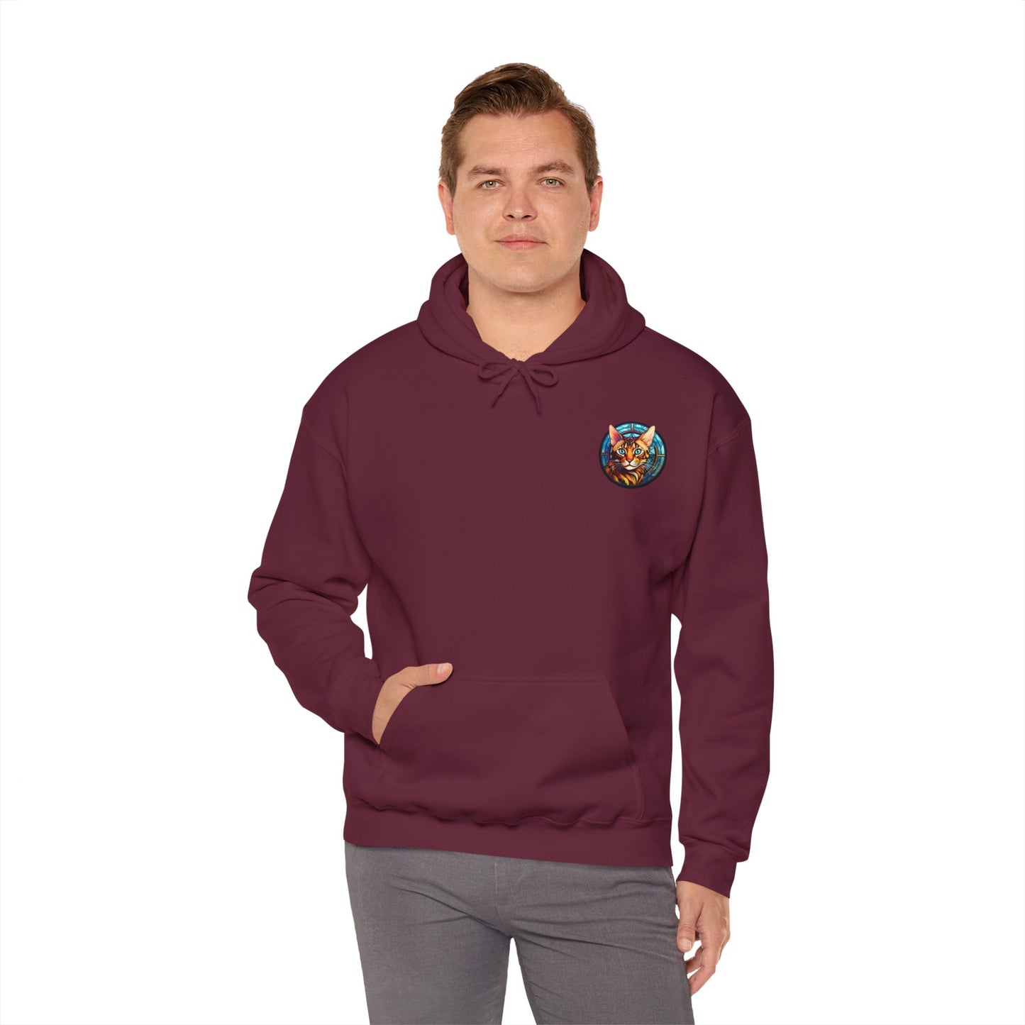 Bengal Cat Unisex Heavy Blend™ Hooded Sweatshirt