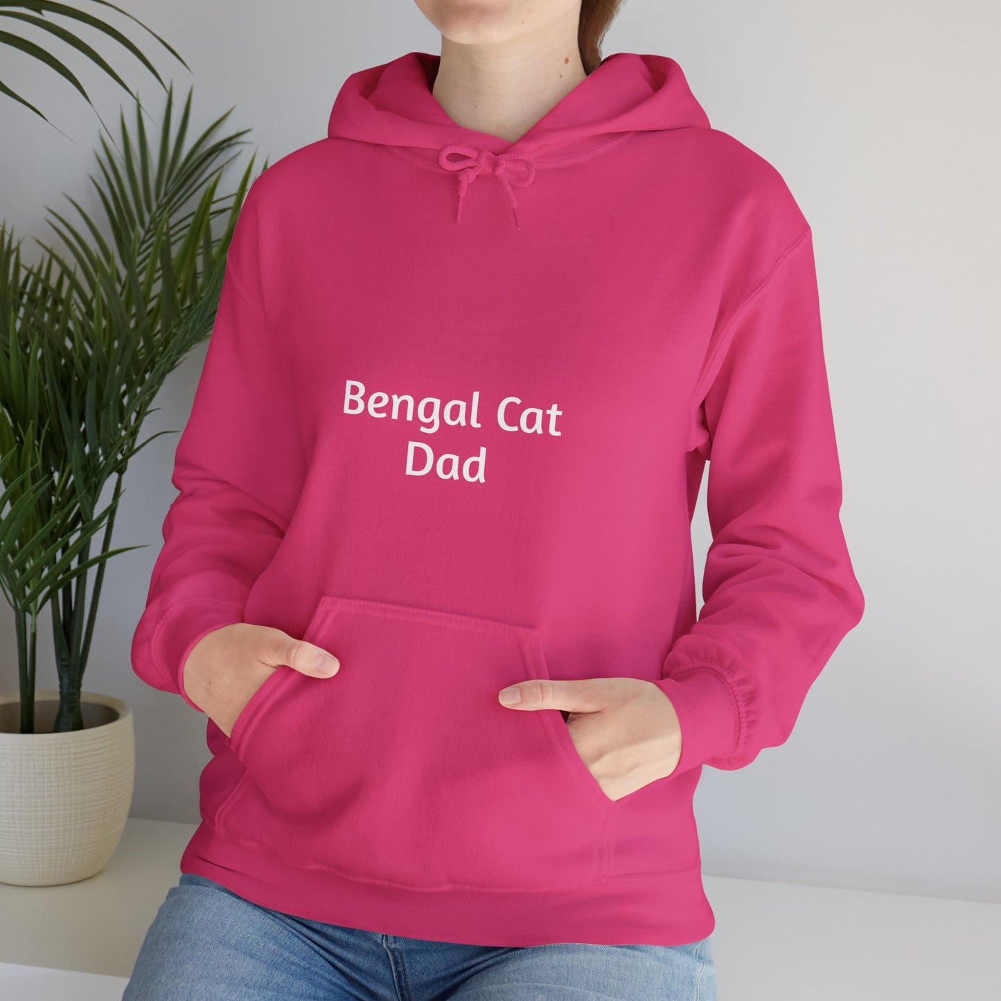 Bengal Cat Dad Unisex Heavy Blend™ Hooded Sweatshirt