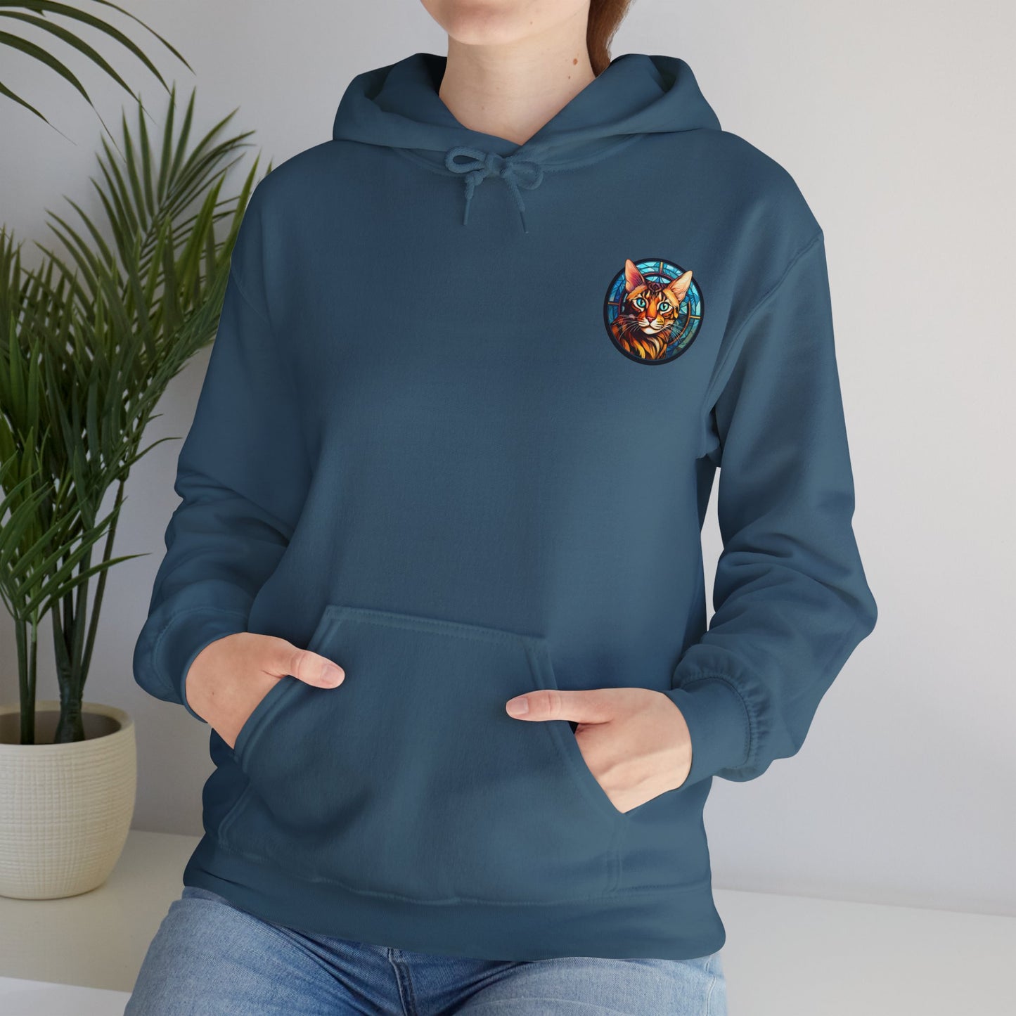 Bengal Cat Unisex Heavy Blend™ Hooded Sweatshirt