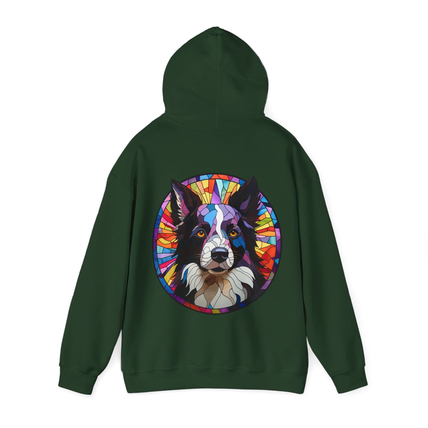 Definition Border Collie Unisex Heavy Blend™ Hooded Sweatshirt