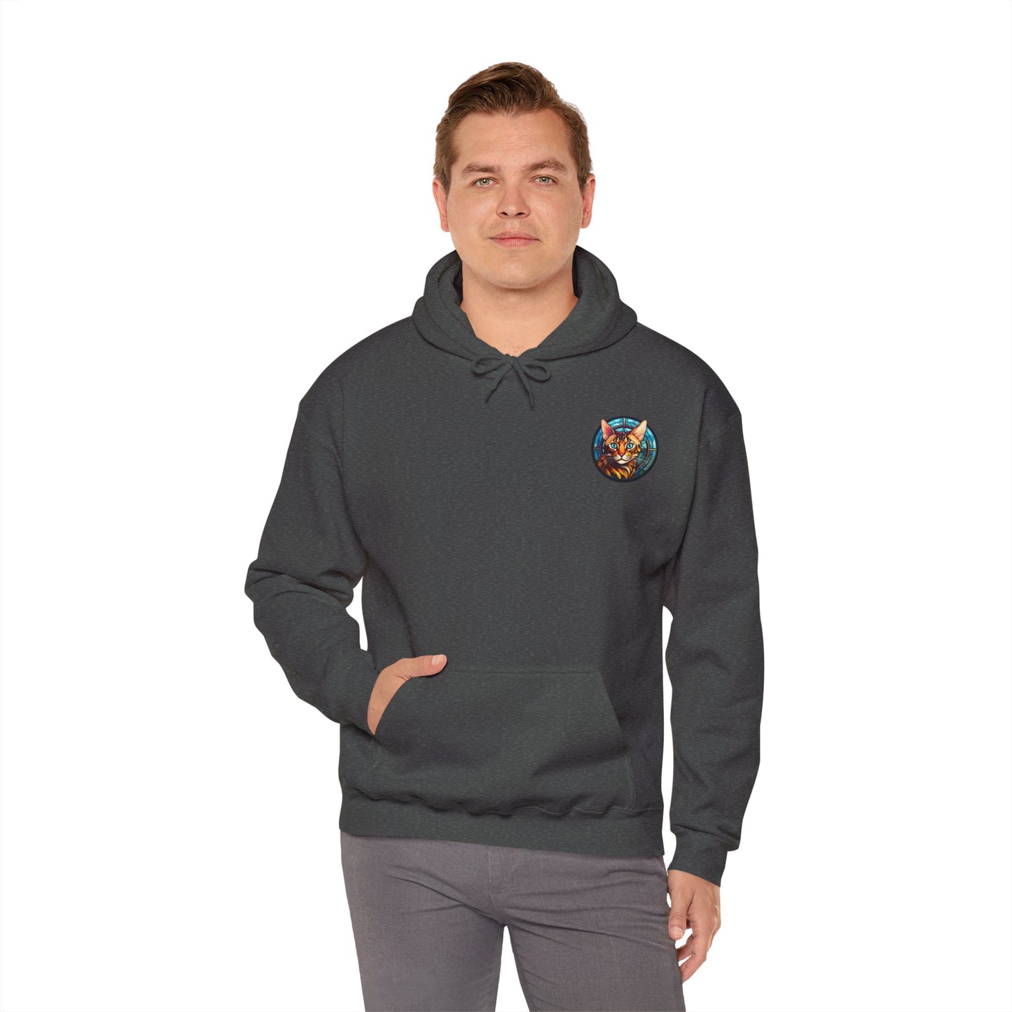 Bengal Cat Unisex Heavy Blend™ Hooded Sweatshirt
