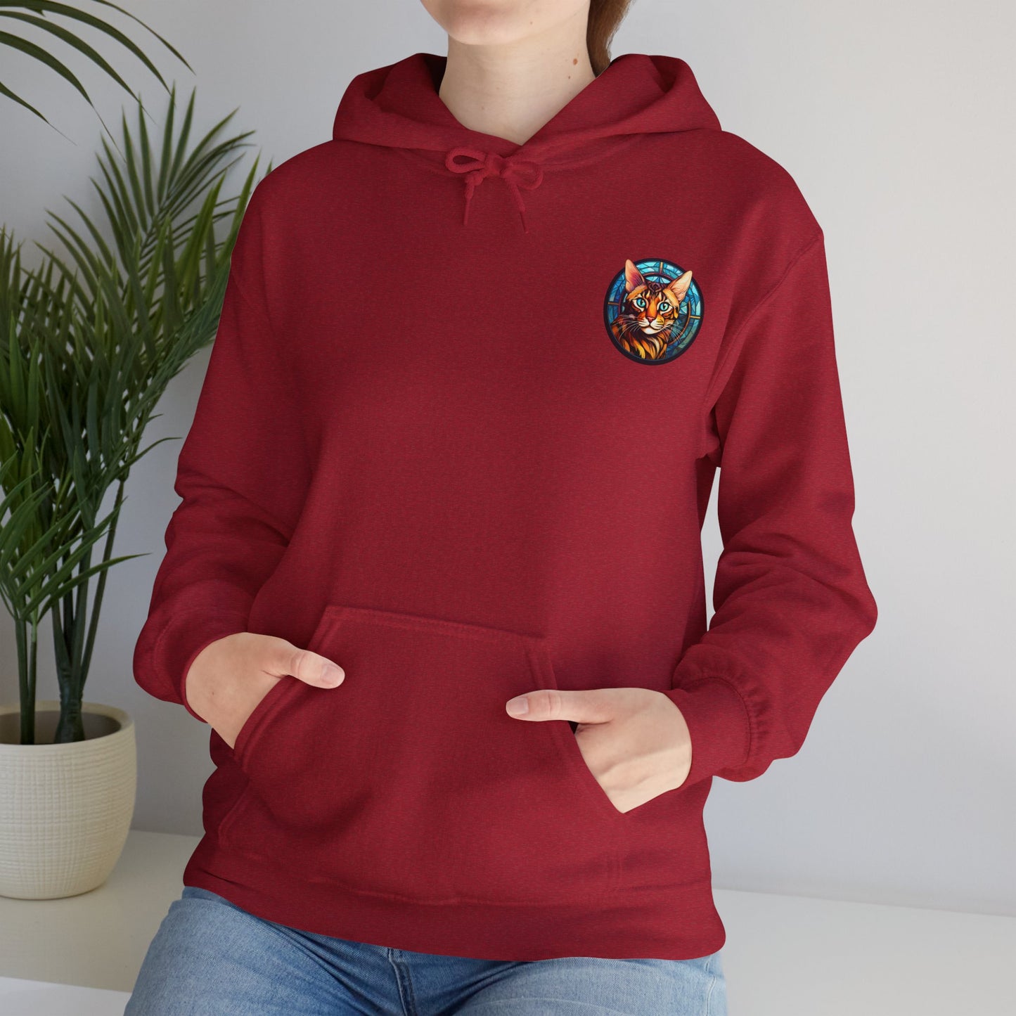 Bengal Cat Unisex Heavy Blend™ Hooded Sweatshirt