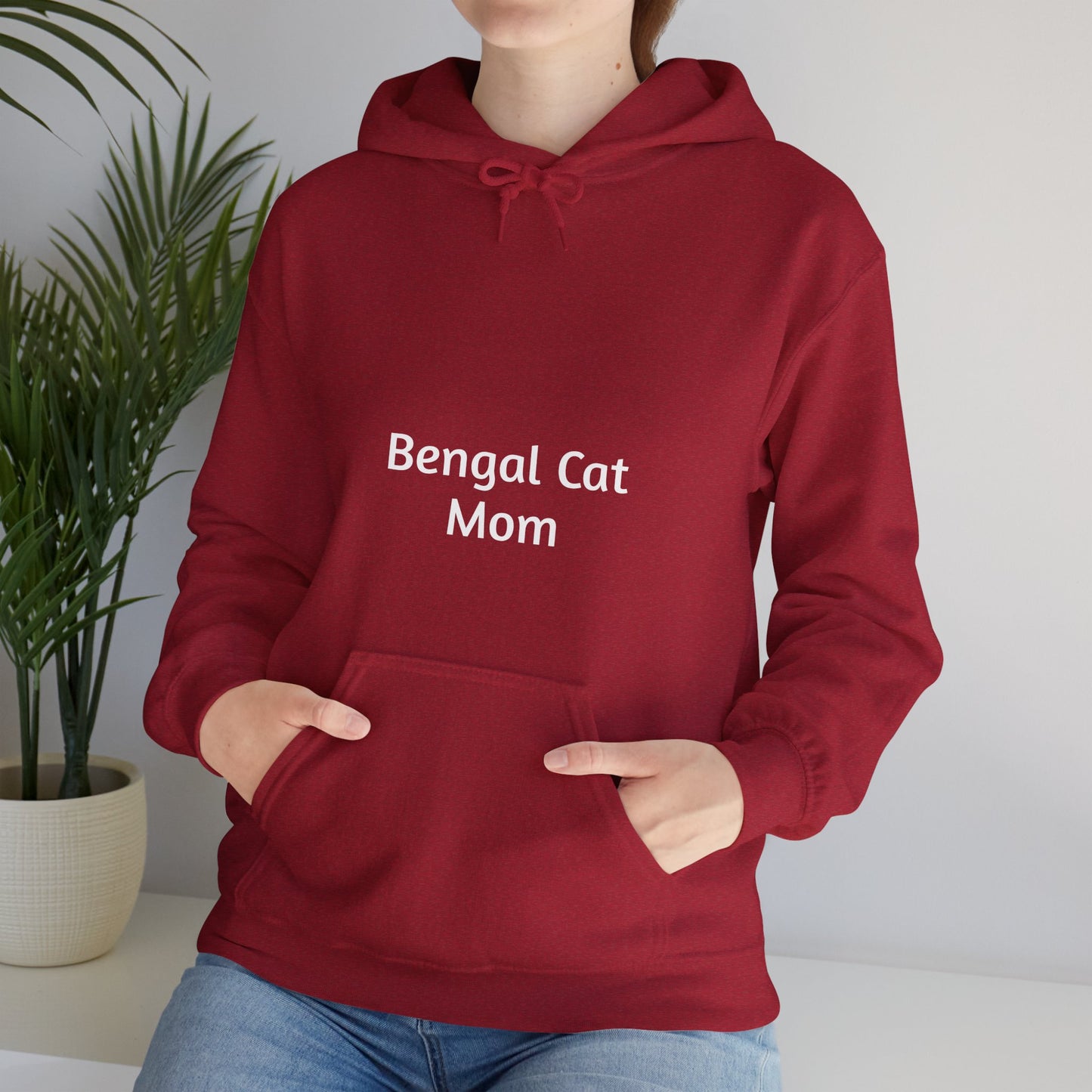 Bengal Cat Mom Unisex Heavy Blend™ Hooded Sweatshirt