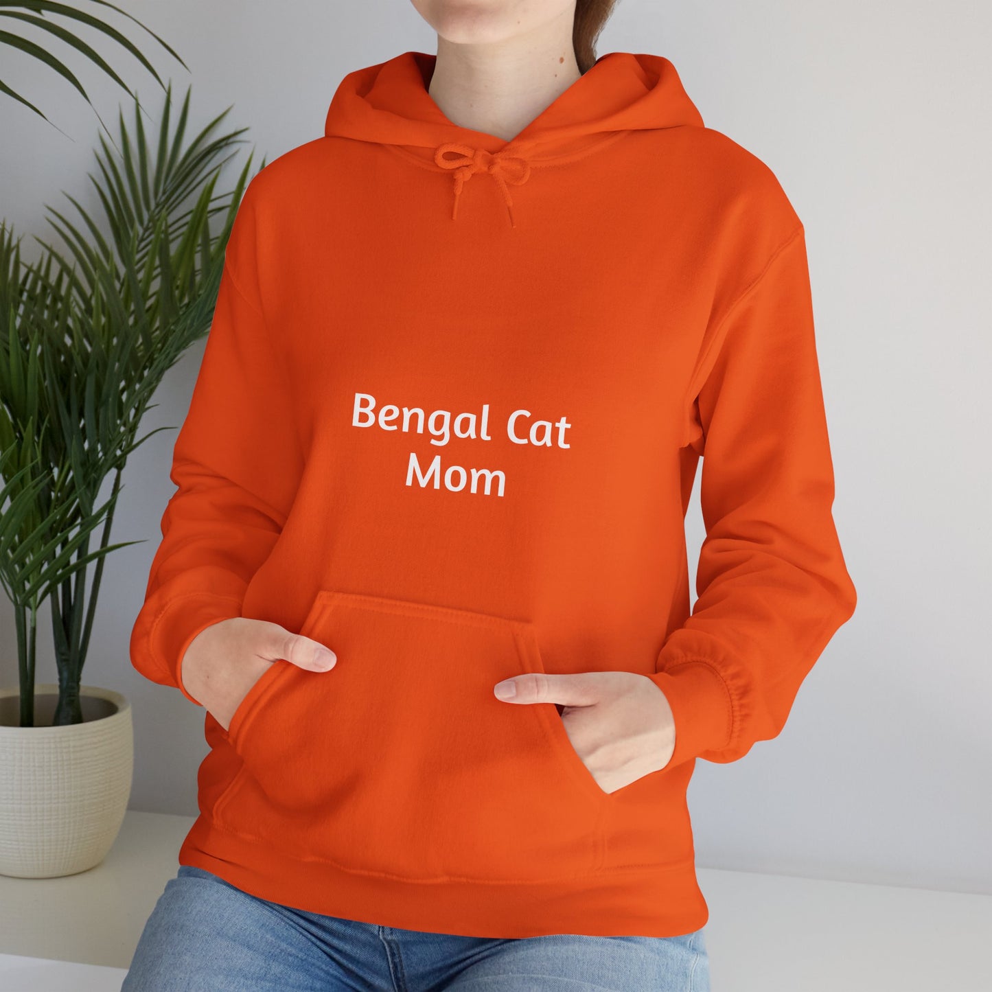 Bengal Cat Mom Unisex Heavy Blend™ Hooded Sweatshirt