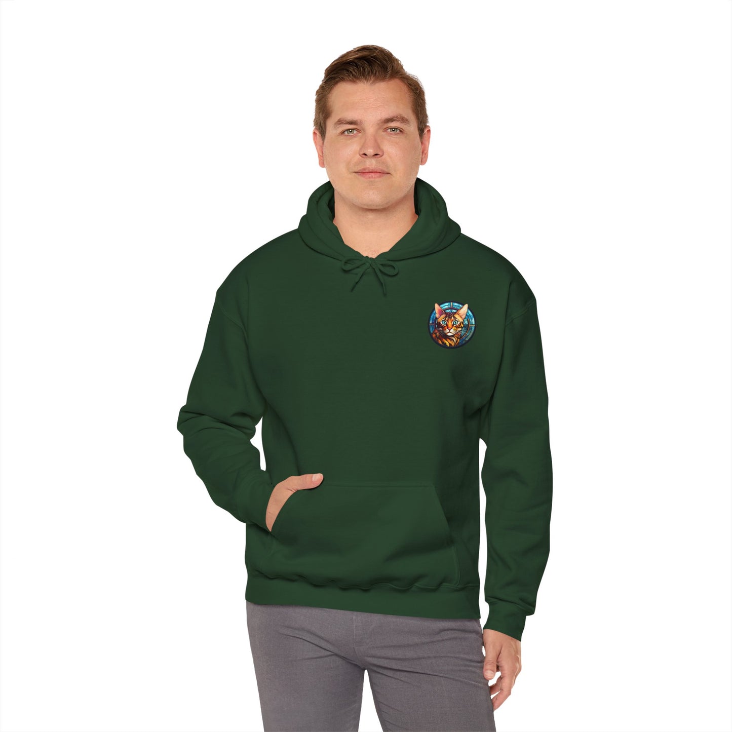 Bengal Cat Unisex Heavy Blend™ Hooded Sweatshirt