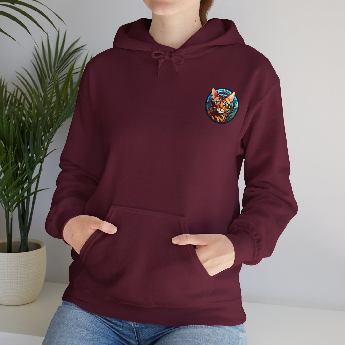 Bengal Cat Unisex Heavy Blend™ Hooded Sweatshirt