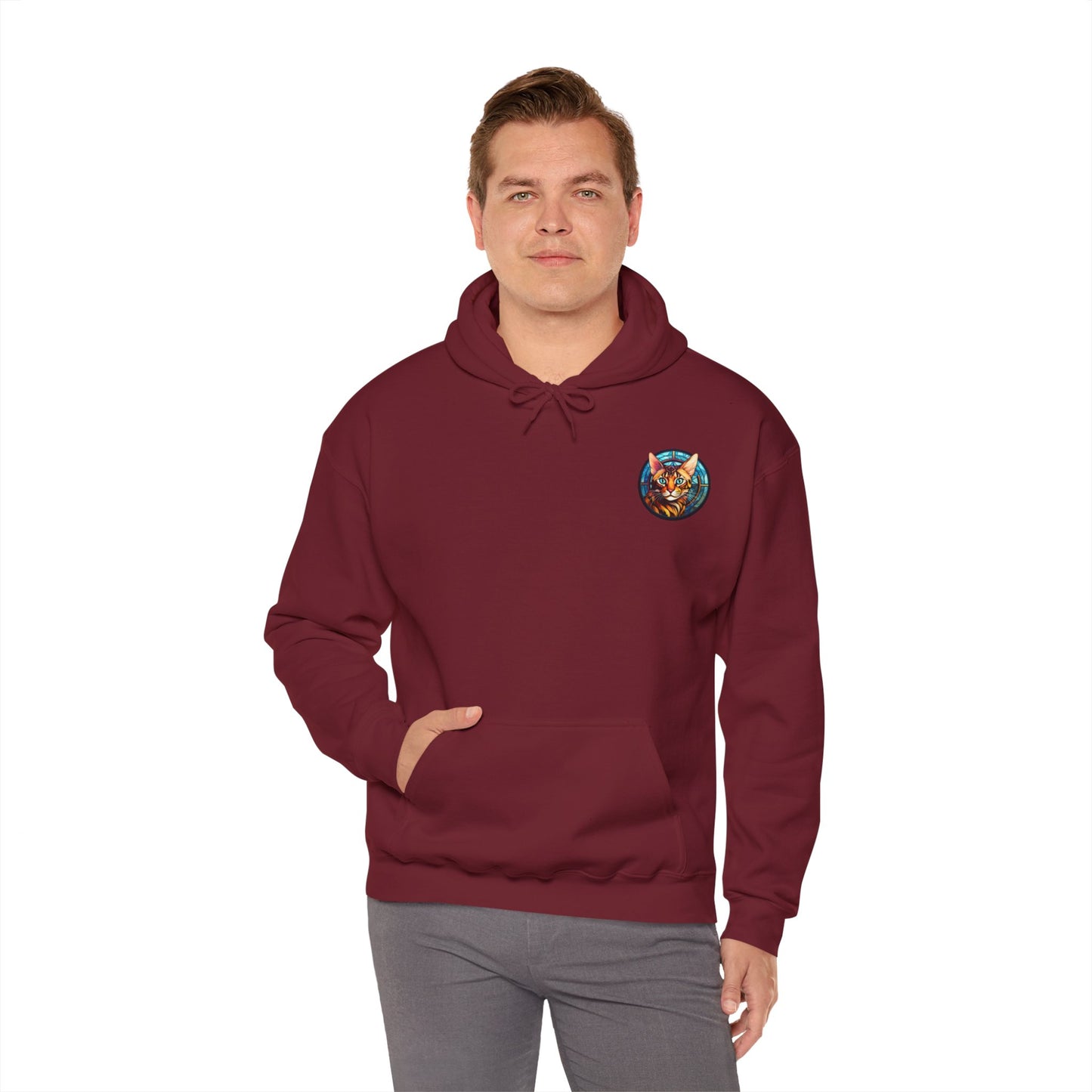 Bengal Cat Unisex Heavy Blend™ Hooded Sweatshirt