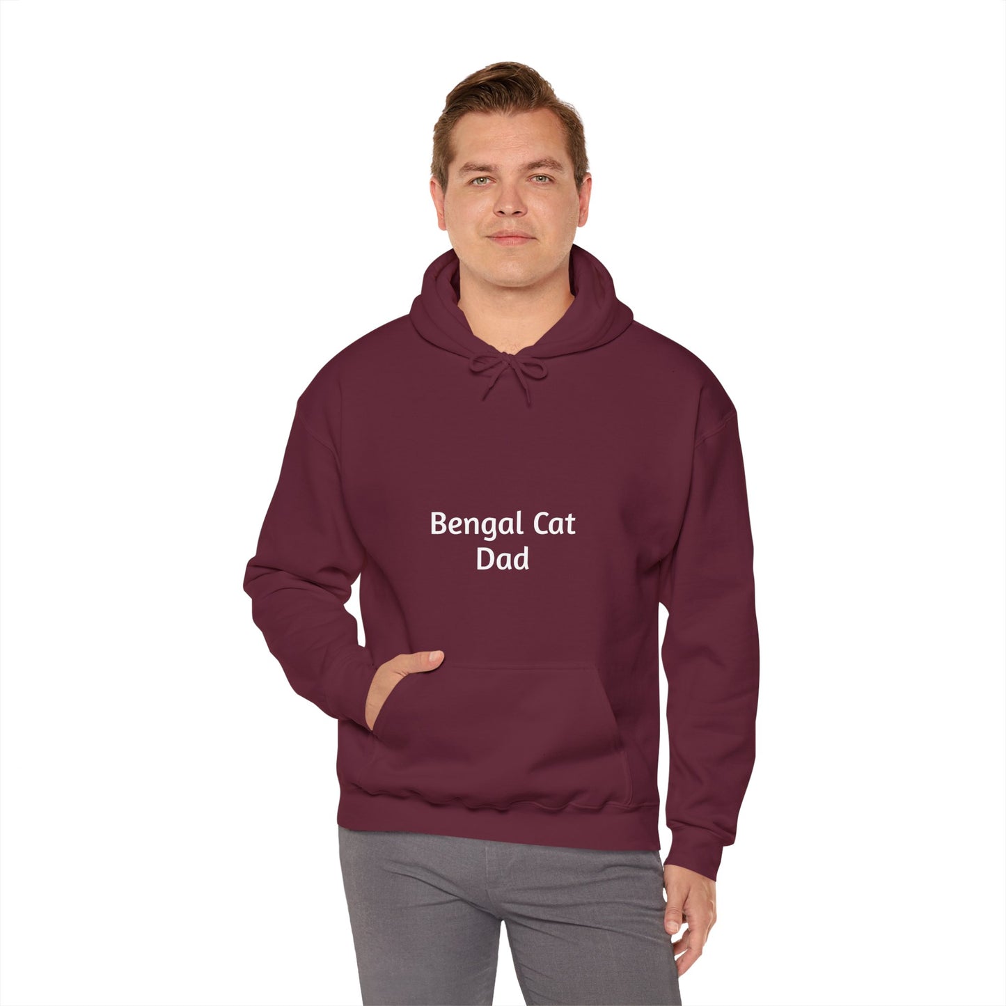 Bengal Cat Dad Unisex Heavy Blend™ Hooded Sweatshirt