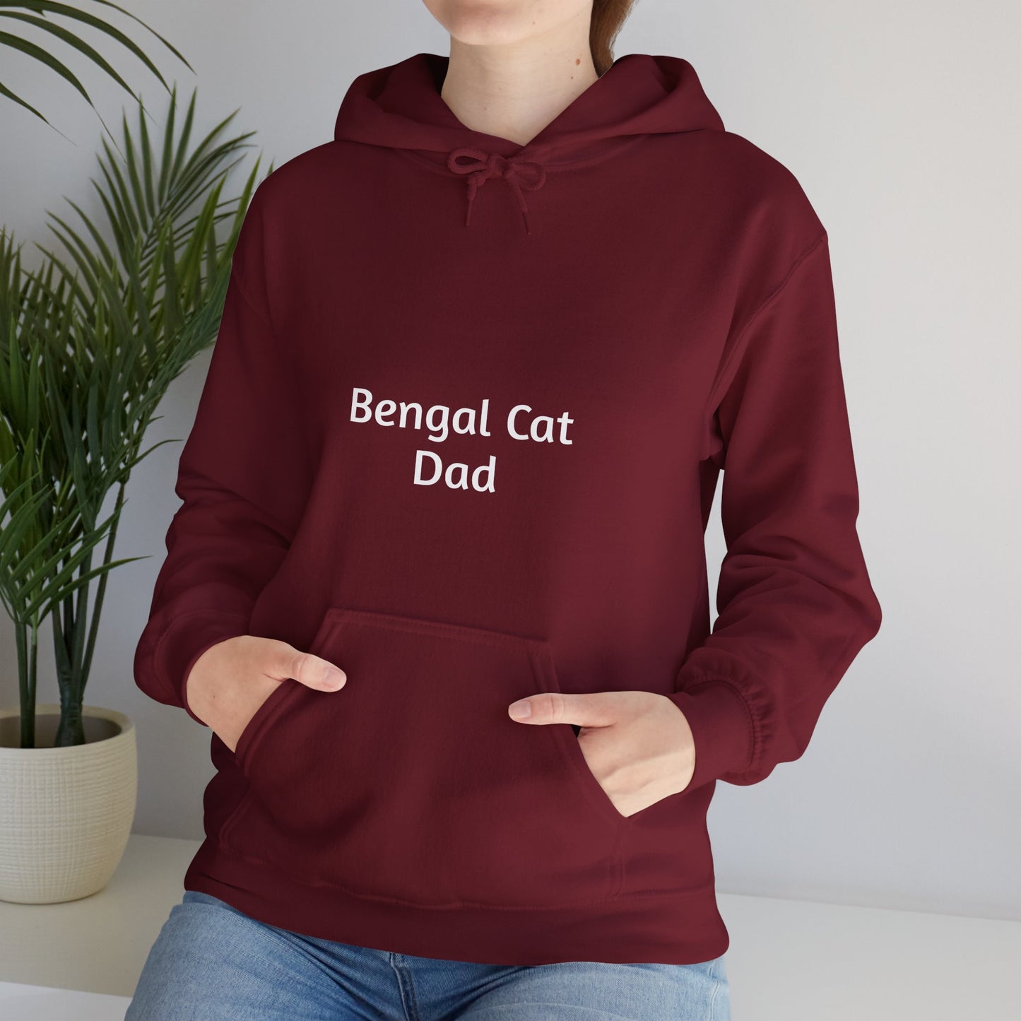 Bengal Cat Dad Unisex Heavy Blend™ Hooded Sweatshirt
