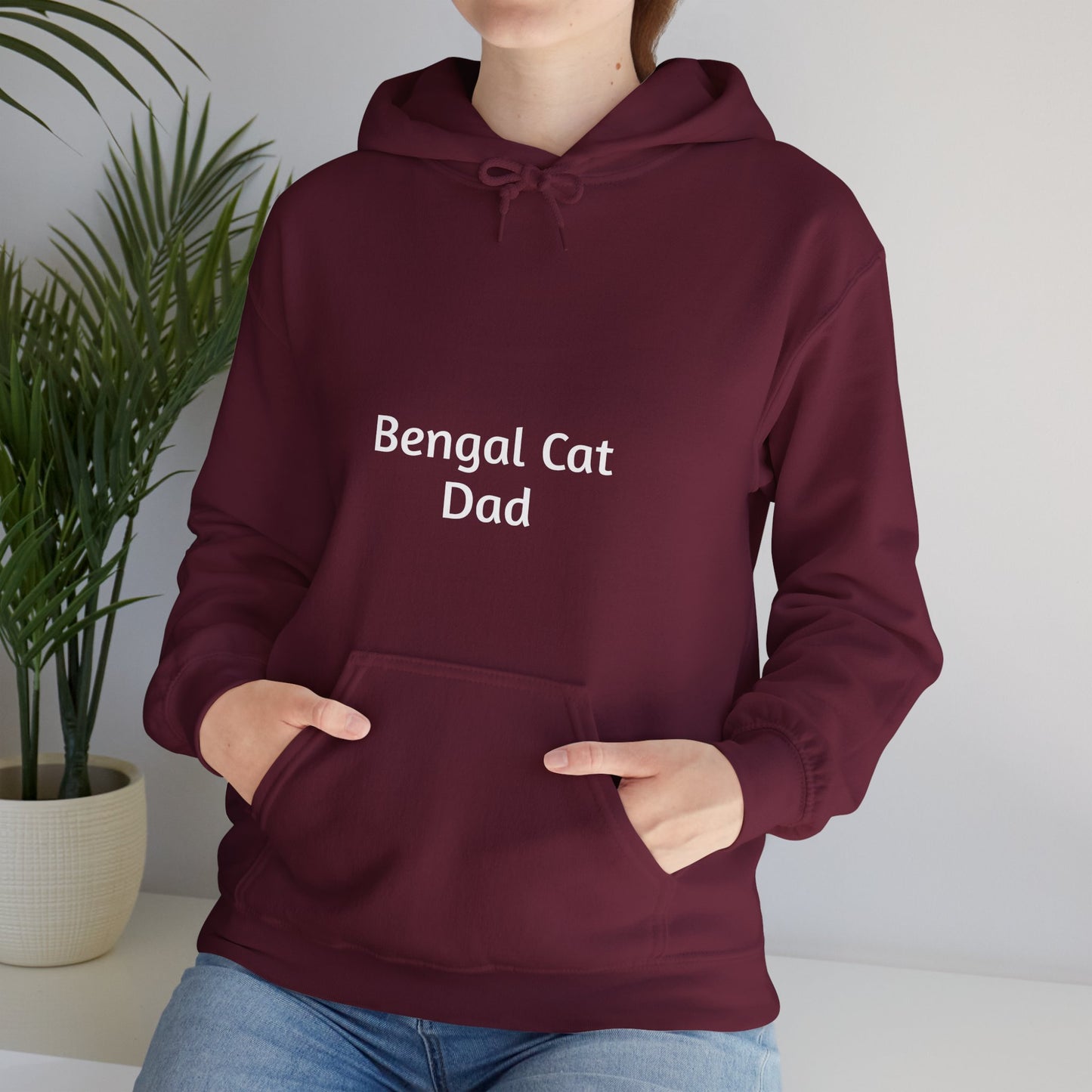 Bengal Cat Dad Unisex Heavy Blend™ Hooded Sweatshirt
