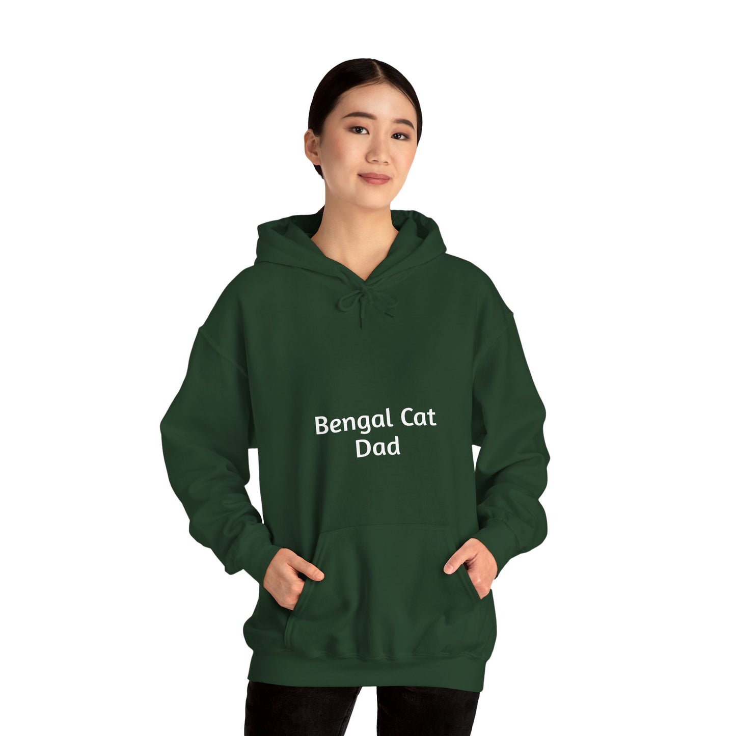 Bengal Cat Dad Unisex Heavy Blend™ Hooded Sweatshirt