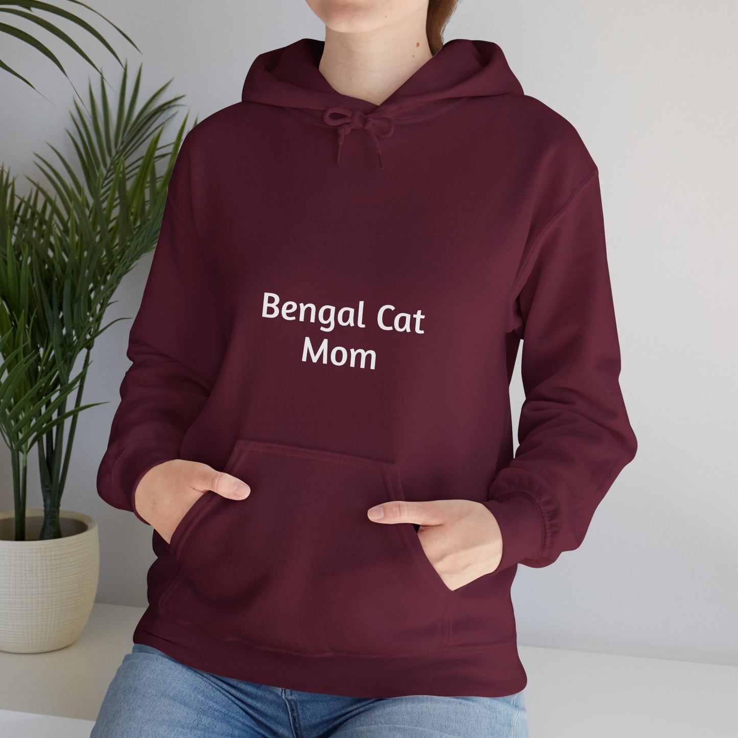 Bengal Cat Mom Unisex Heavy Blend™ Hooded Sweatshirt