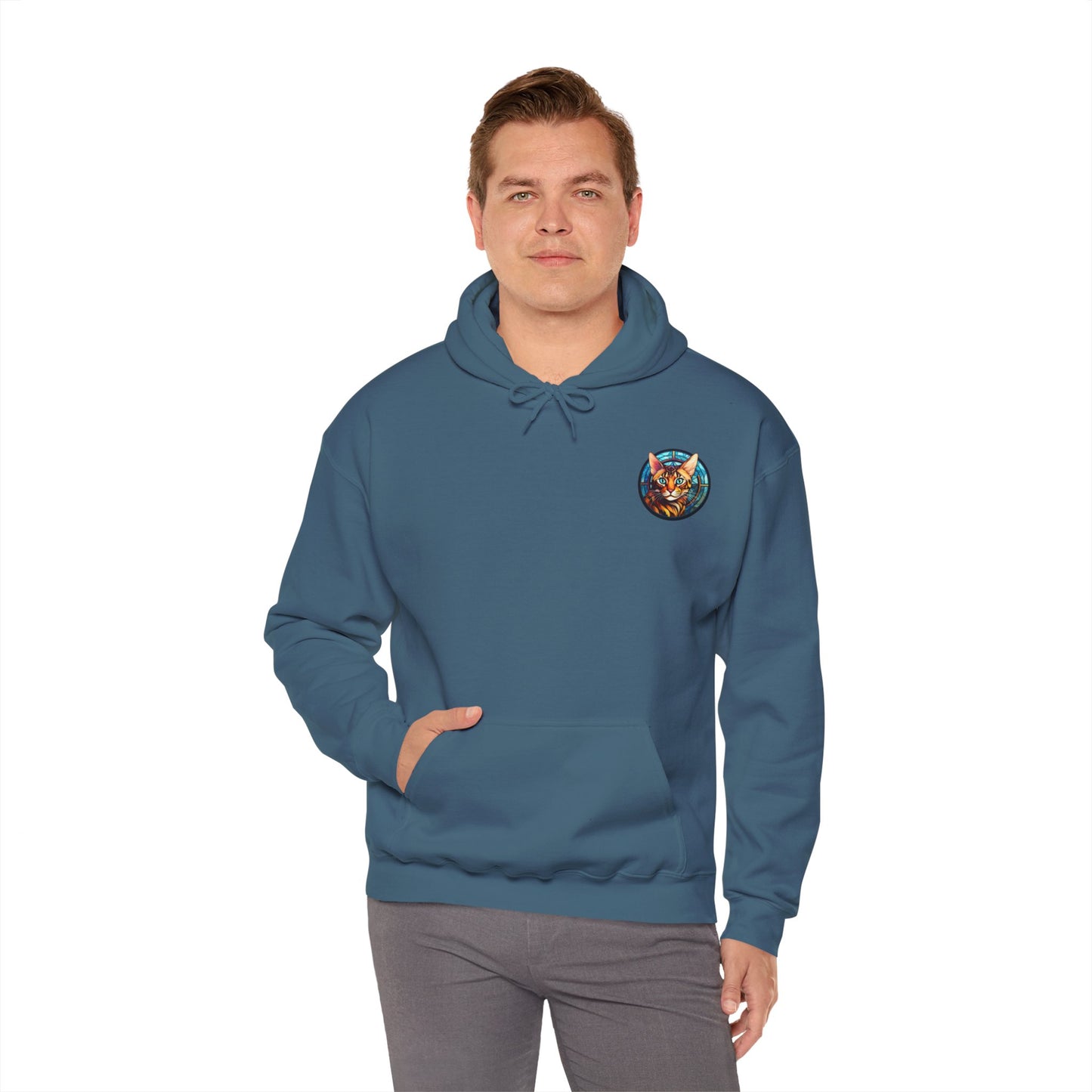 Bengal Cat Unisex Heavy Blend™ Hooded Sweatshirt