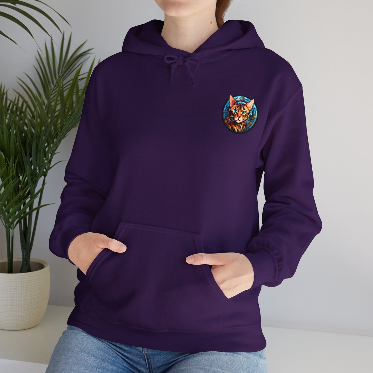 Bengal Cat Unisex Heavy Blend™ Hooded Sweatshirt