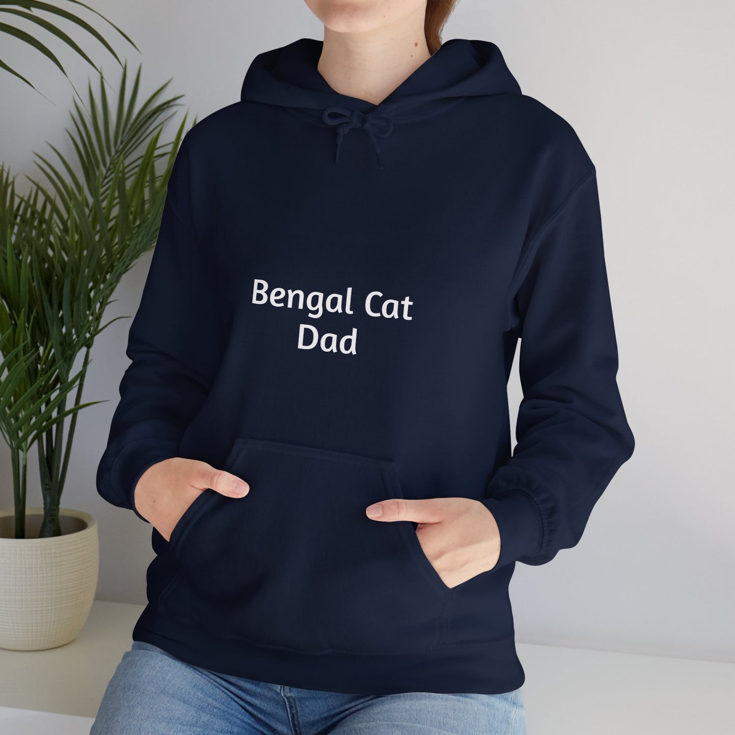 Bengal Cat Dad Unisex Heavy Blend™ Hooded Sweatshirt