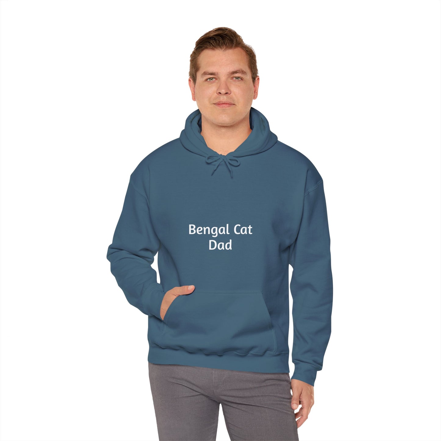Bengal Cat Dad Unisex Heavy Blend™ Hooded Sweatshirt
