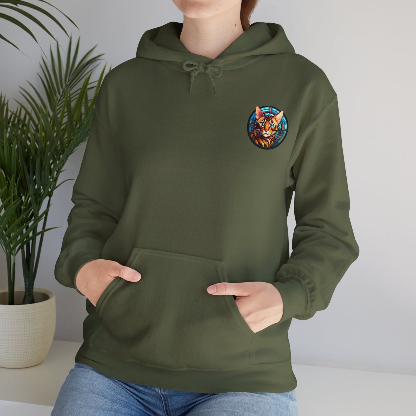 Bengal Cat Unisex Heavy Blend™ Hooded Sweatshirt
