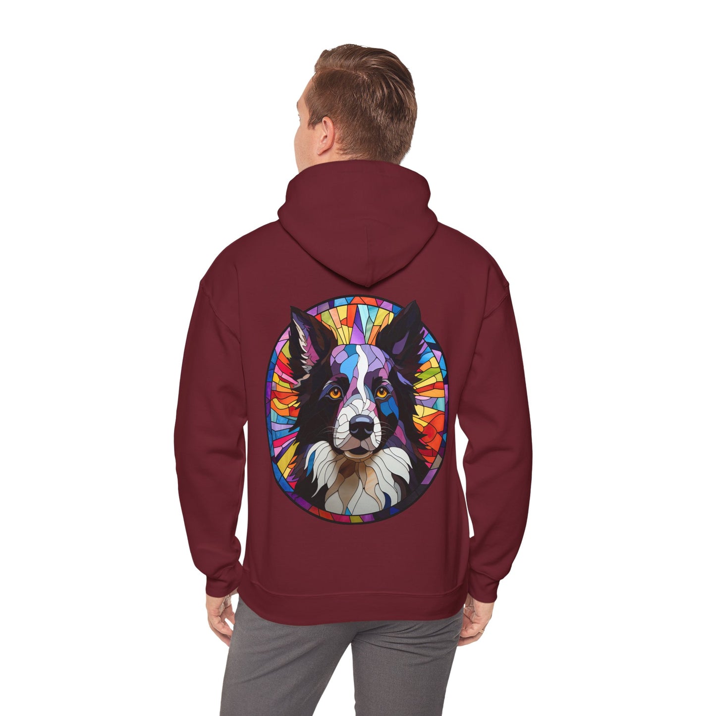 Definition Border Collie Unisex Heavy Blend™ Hooded Sweatshirt