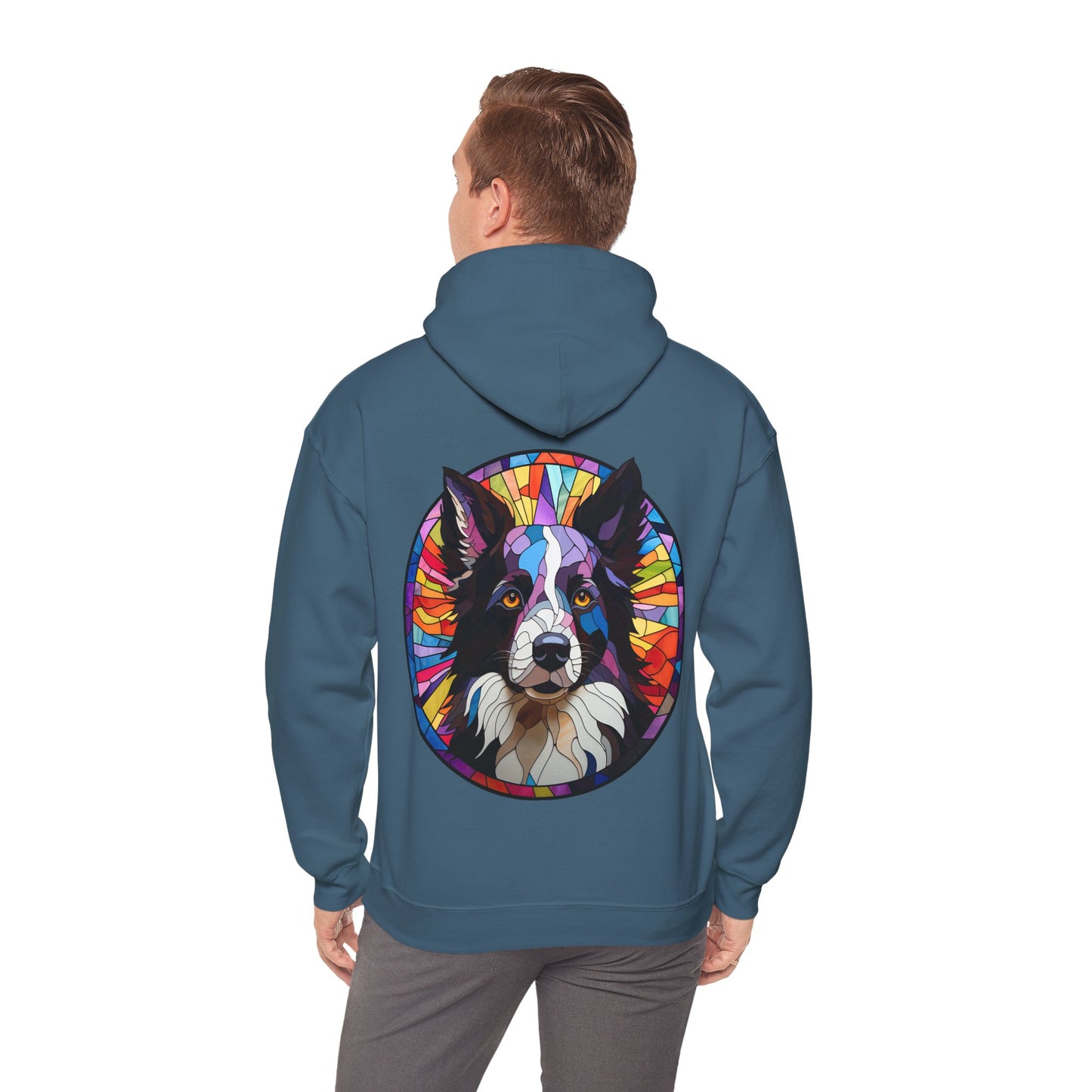 Definition Border Collie Unisex Heavy Blend™ Hooded Sweatshirt