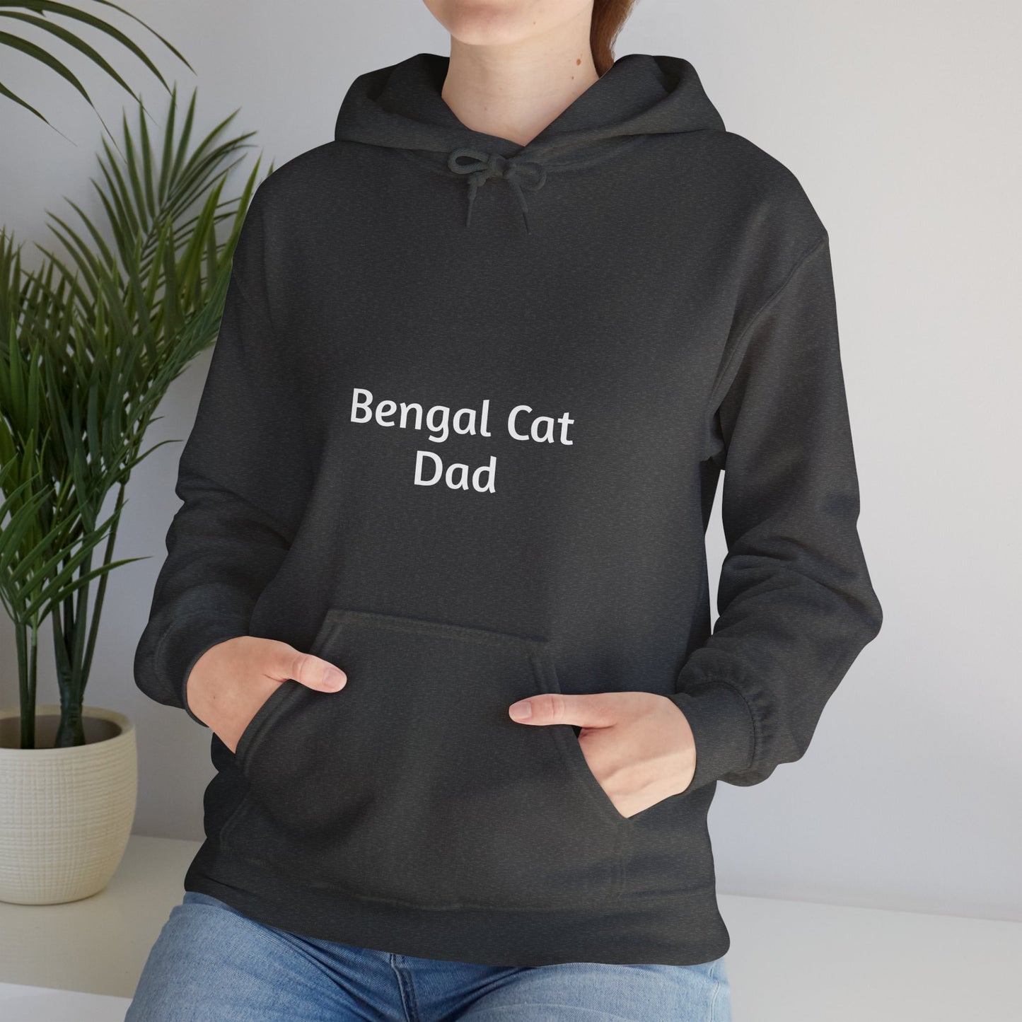 Bengal Cat Dad Unisex Heavy Blend™ Hooded Sweatshirt