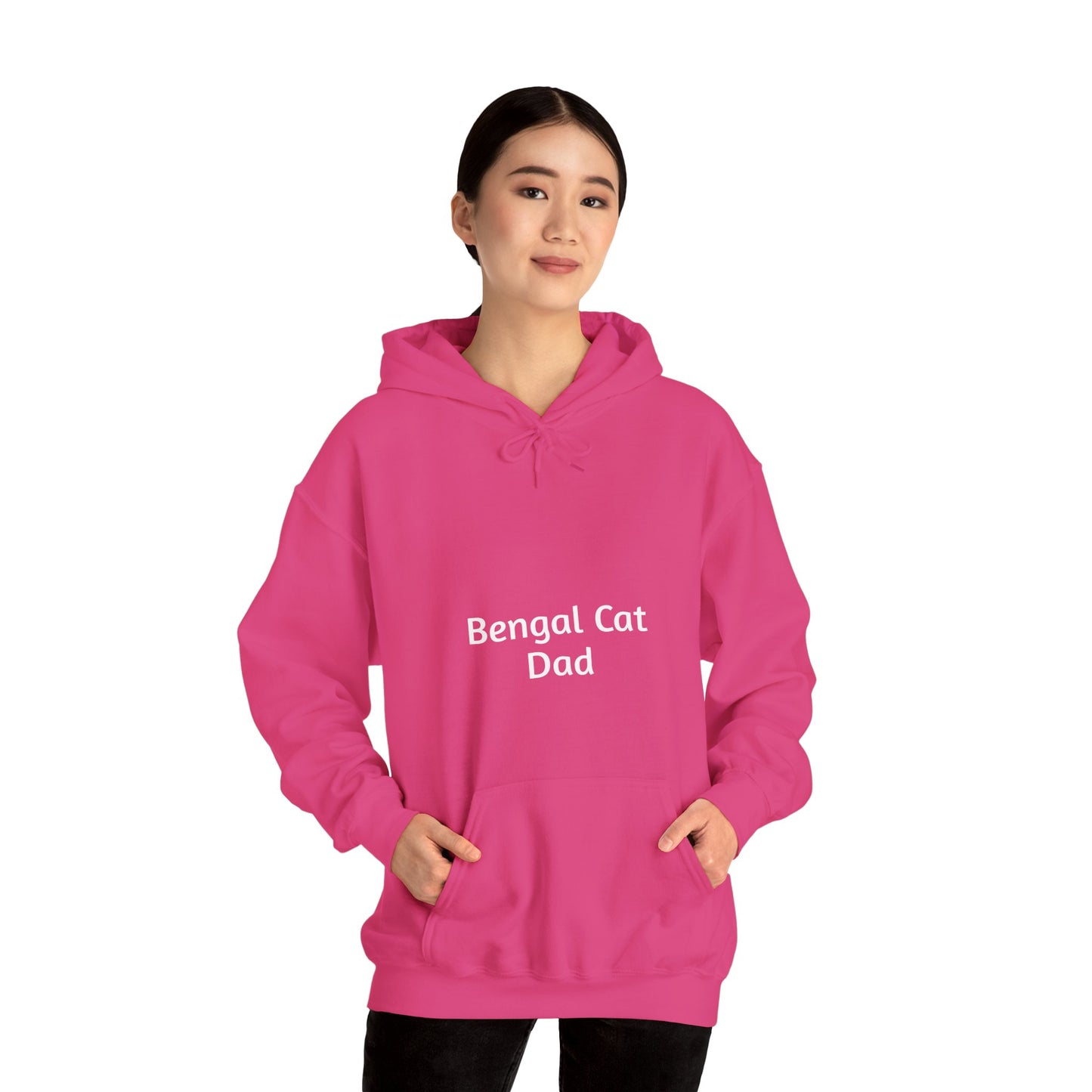 Bengal Cat Dad Unisex Heavy Blend™ Hooded Sweatshirt