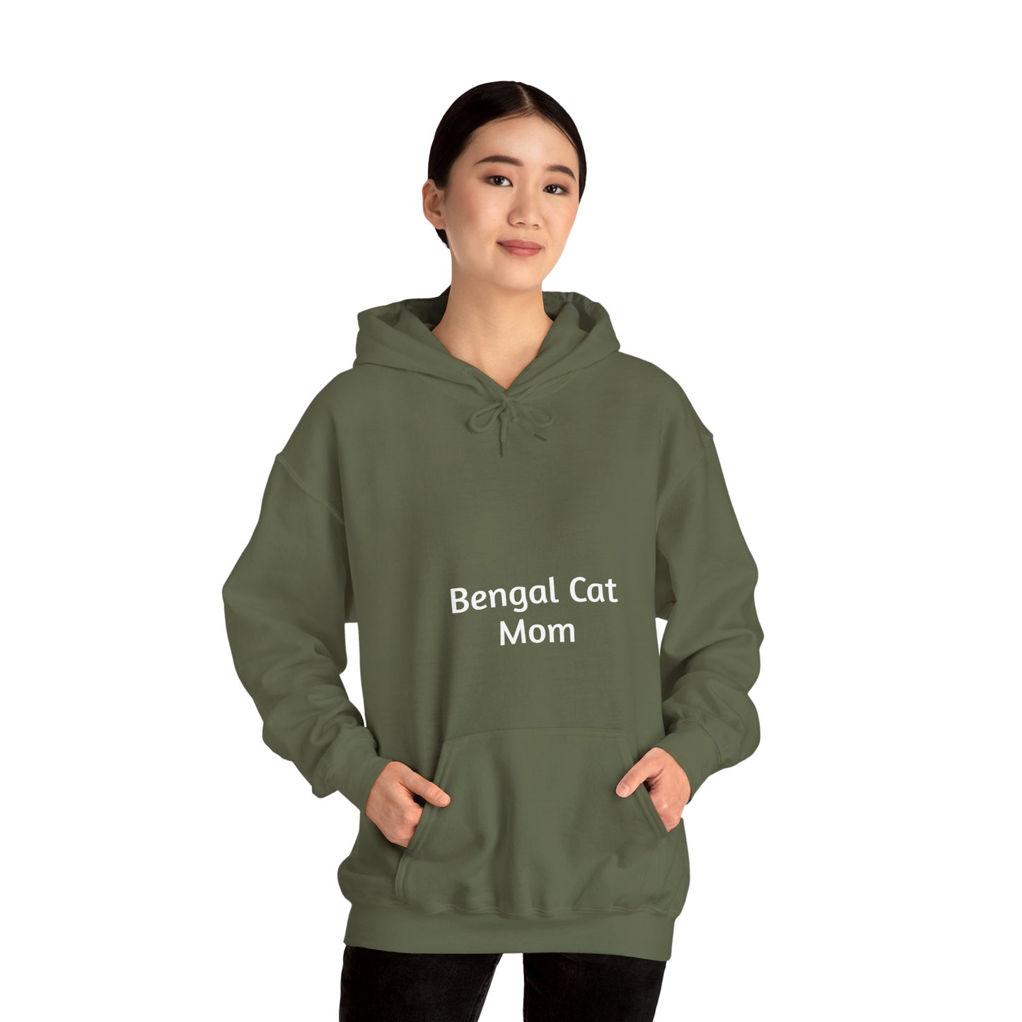 Bengal Cat Mom Unisex Heavy Blend™ Hooded Sweatshirt