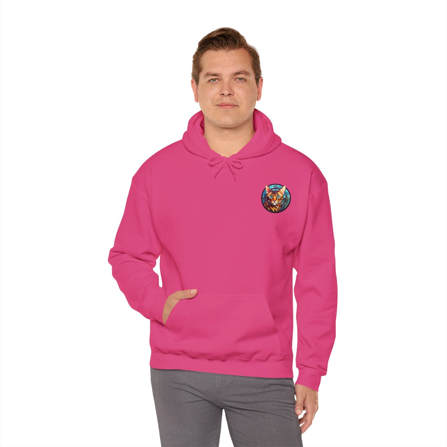 Bengal Cat Unisex Heavy Blend™ Hooded Sweatshirt