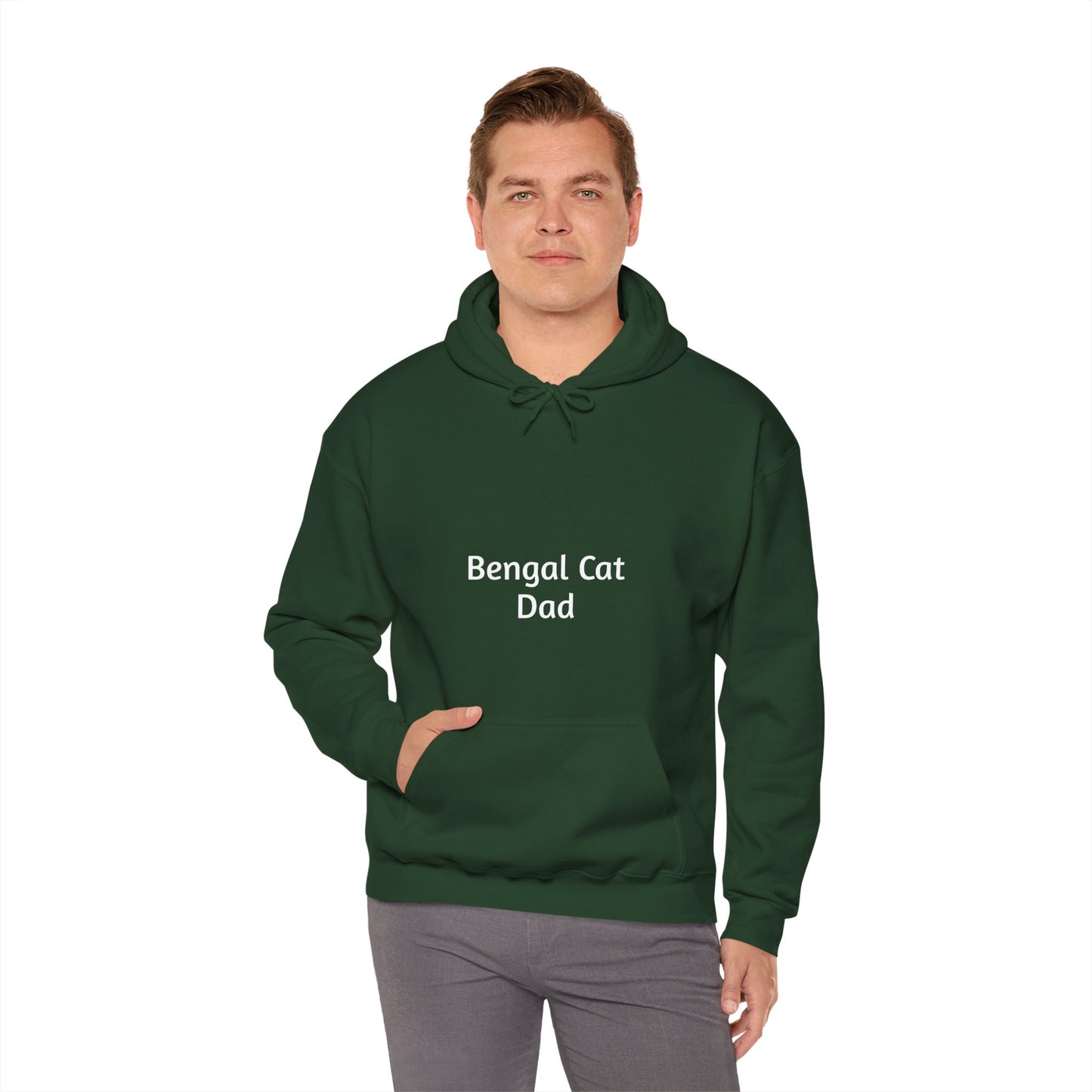 Bengal Cat Dad Unisex Heavy Blend™ Hooded Sweatshirt