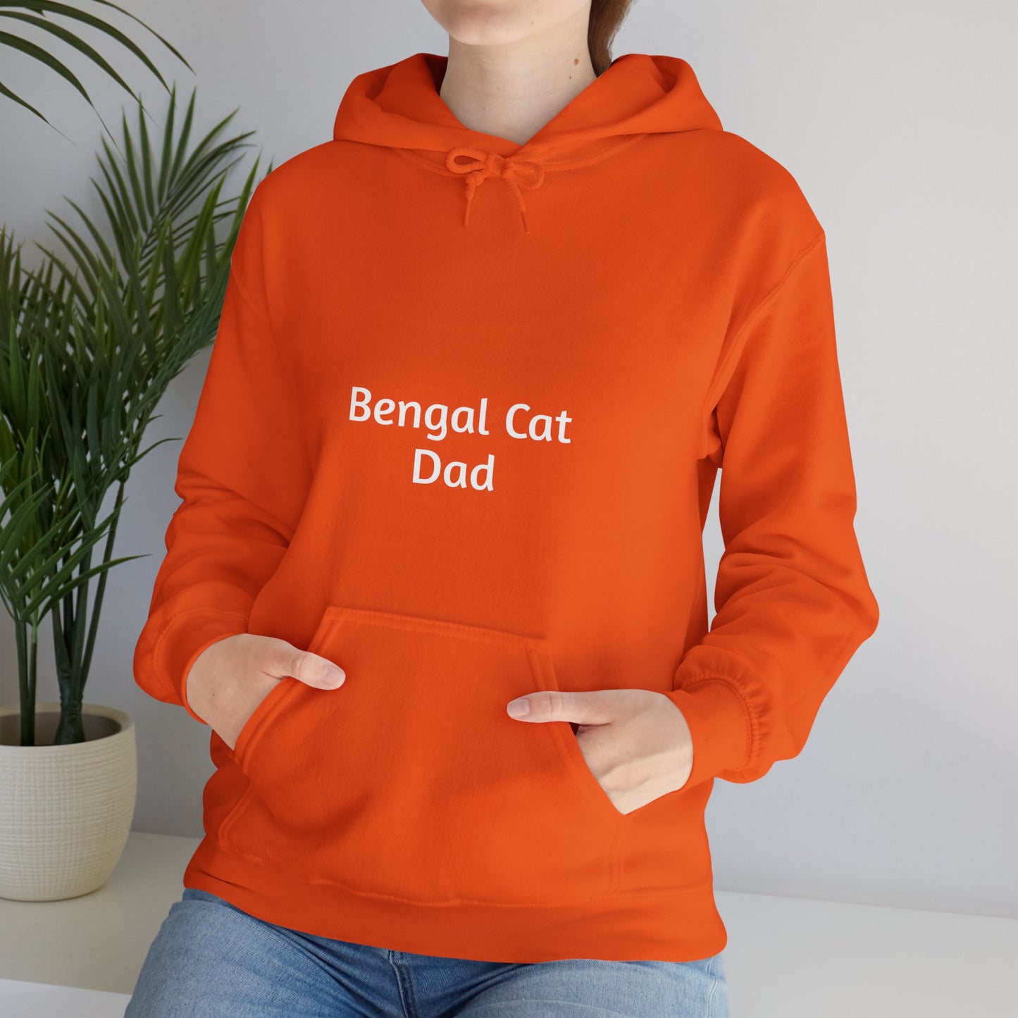 Bengal Cat Dad Unisex Heavy Blend™ Hooded Sweatshirt
