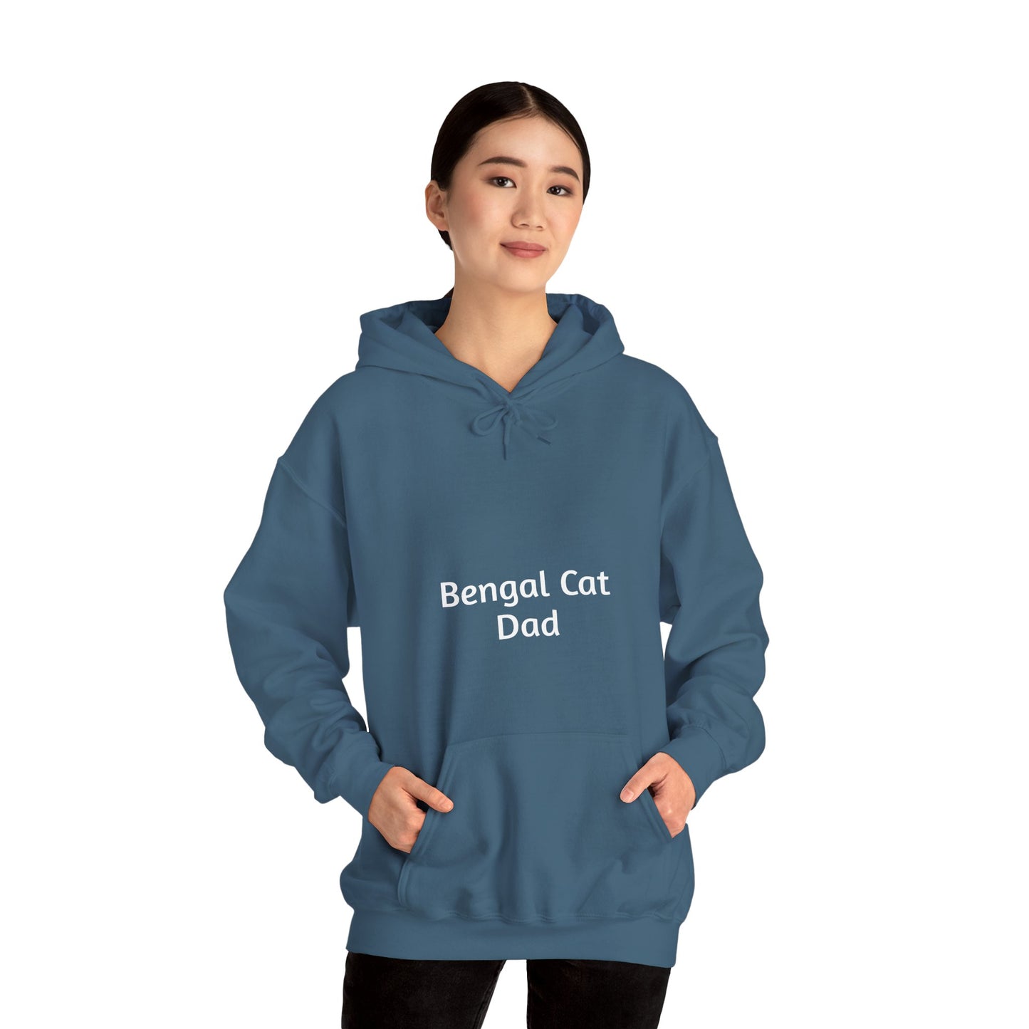 Bengal Cat Dad Unisex Heavy Blend™ Hooded Sweatshirt