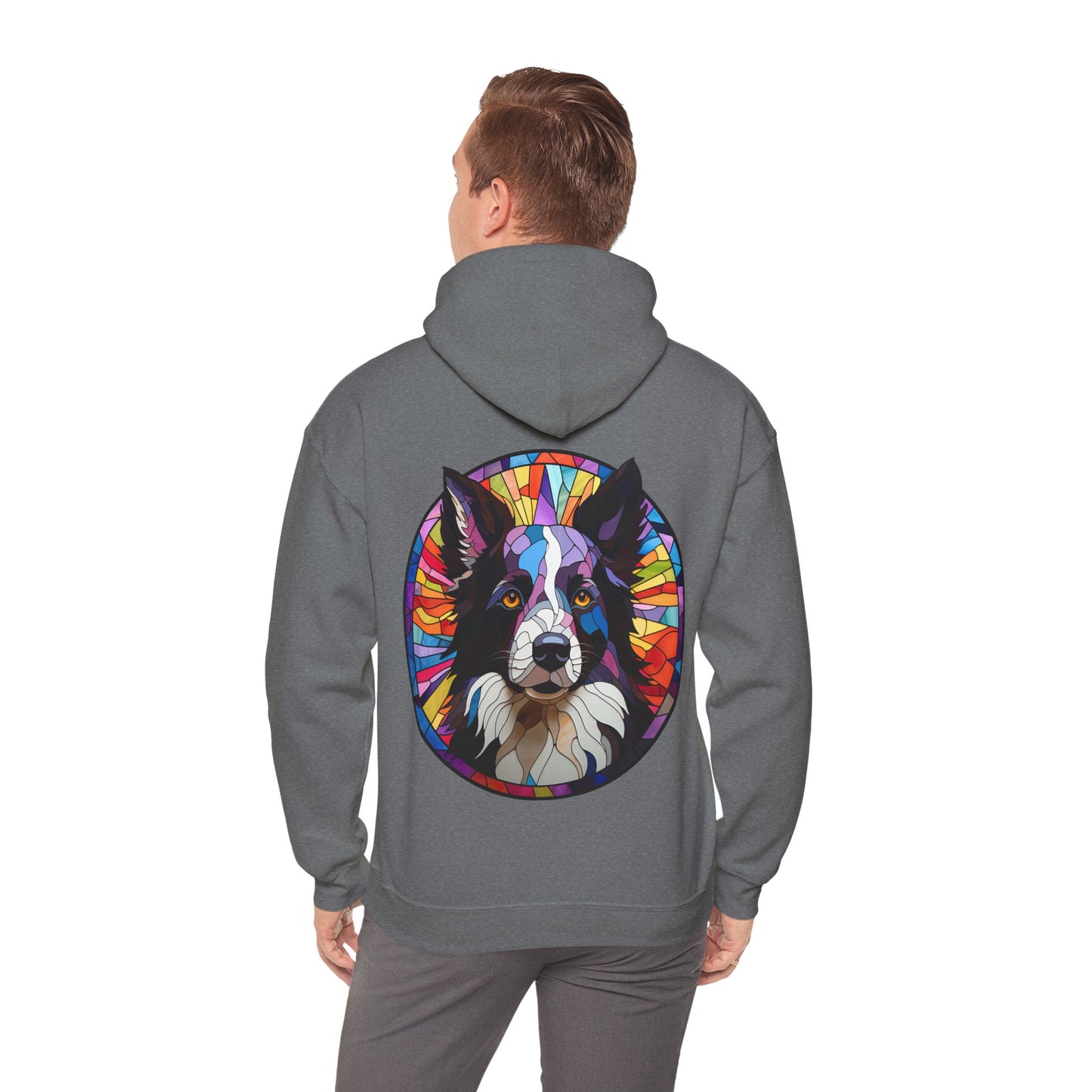 Definition Border Collie Unisex Heavy Blend™ Hooded Sweatshirt