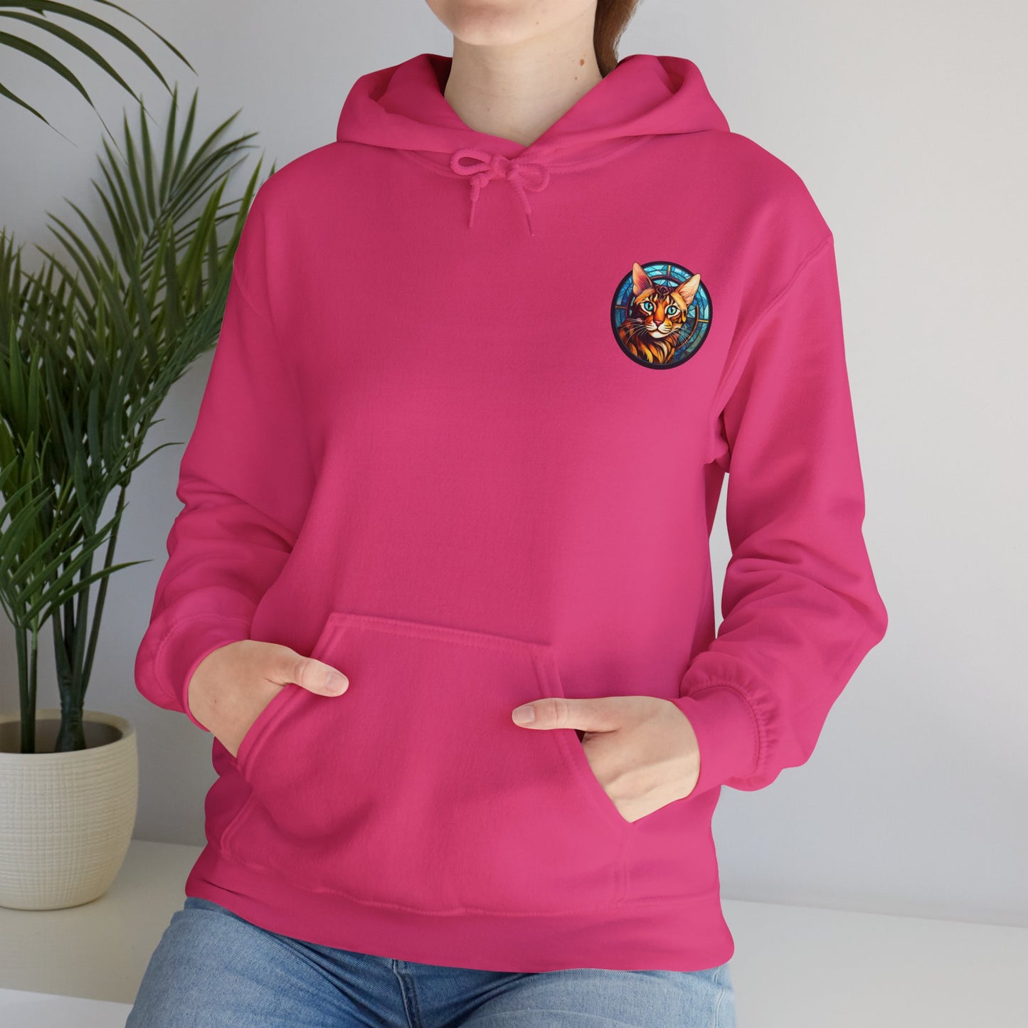 Bengal Cat Unisex Heavy Blend™ Hooded Sweatshirt