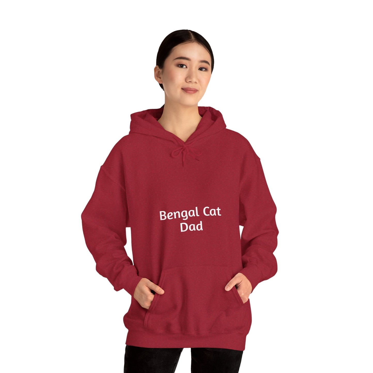 Bengal Cat Dad Unisex Heavy Blend™ Hooded Sweatshirt