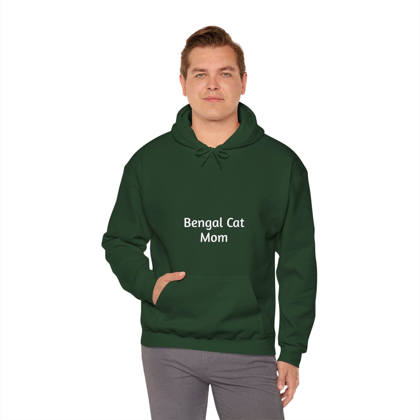 Bengal Cat Mom Unisex Heavy Blend™ Hooded Sweatshirt