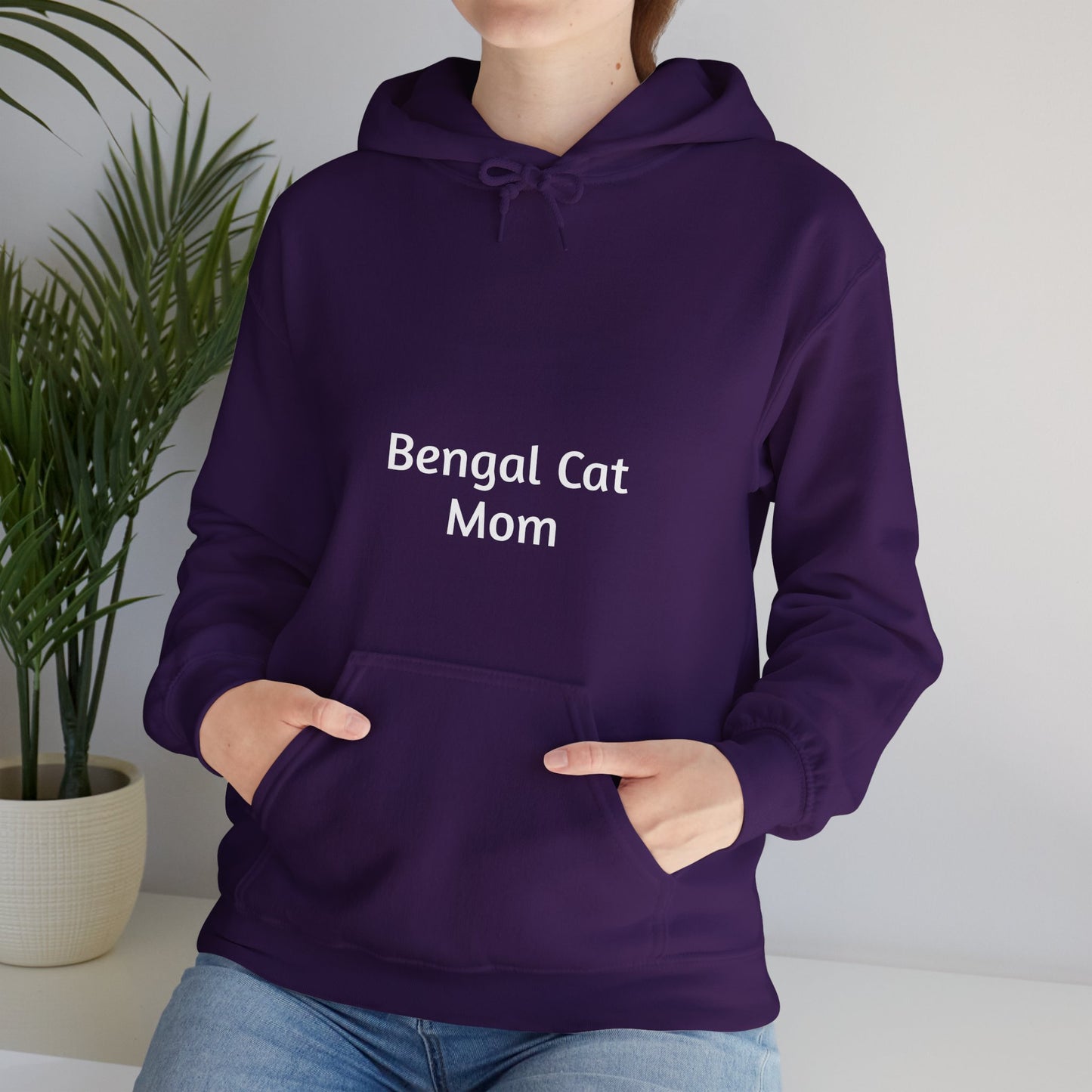 Bengal Cat Mom Unisex Heavy Blend™ Hooded Sweatshirt