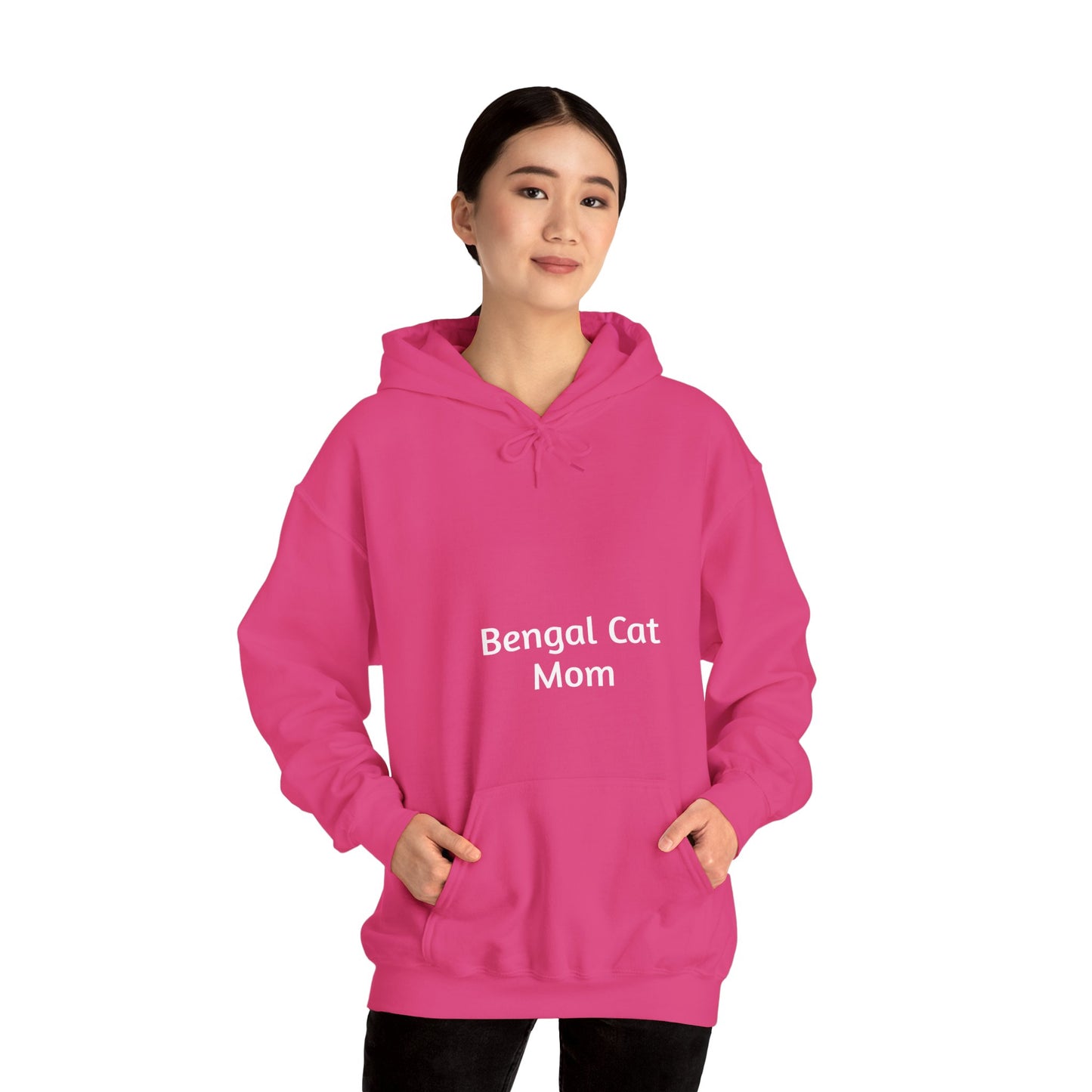Bengal Cat Mom Unisex Heavy Blend™ Hooded Sweatshirt
