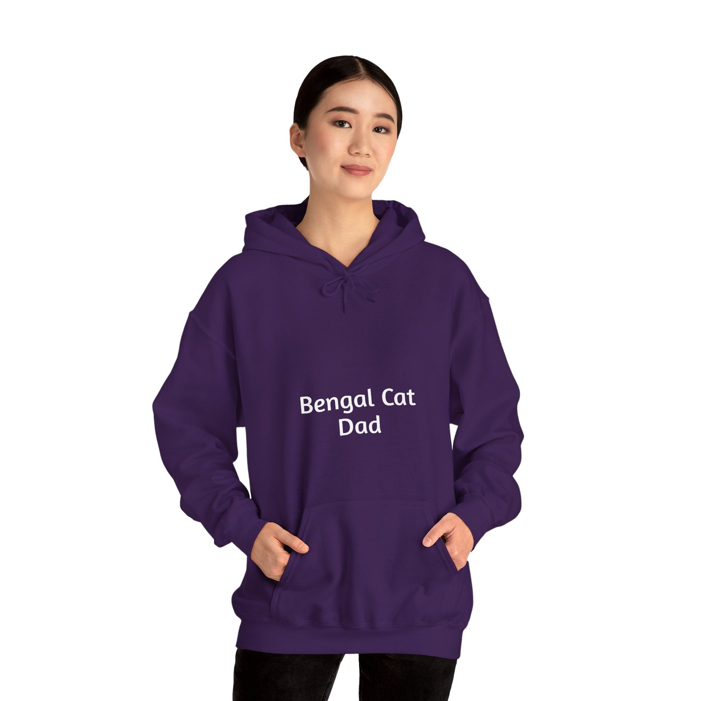 Bengal Cat Dad Unisex Heavy Blend™ Hooded Sweatshirt